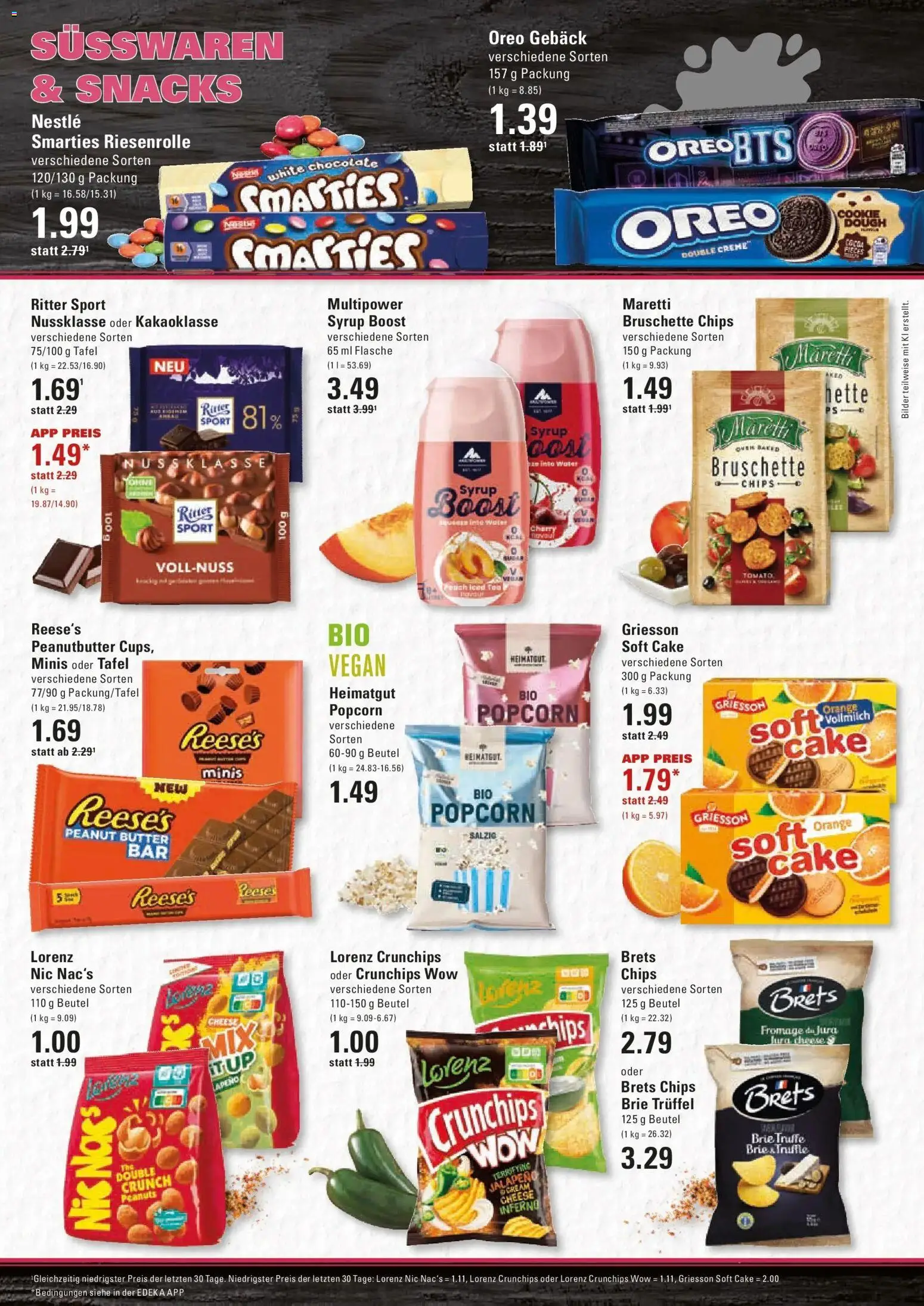 Edeka Prospekt Hamburg (ab 21.09.2026) » Angebote Online | Seite: 11 | Produkte: Butter, Smarties, Chips, Popcorn