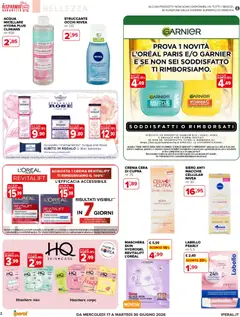 Anteprima del volantino Iperal volantino Igiene e Bellezza valido a partire dal 17.06.2026 | Pagina: 2 | Prodotti: Crema, Maschera, Sorbetto, Orata