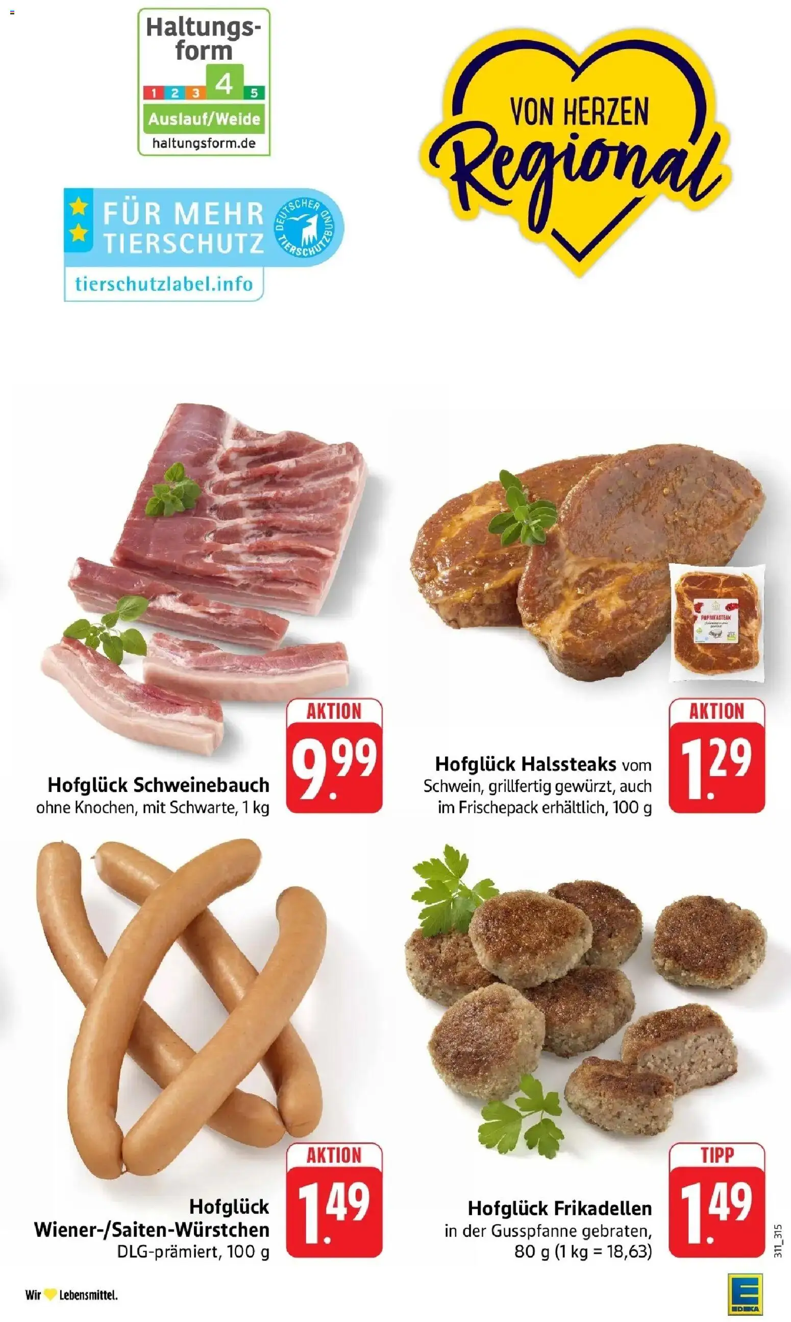 Edeka Prospekt Kehl (ab 31.08.2026) » Angebote Online | Seite: 5 | Produkte: Schweinebauch