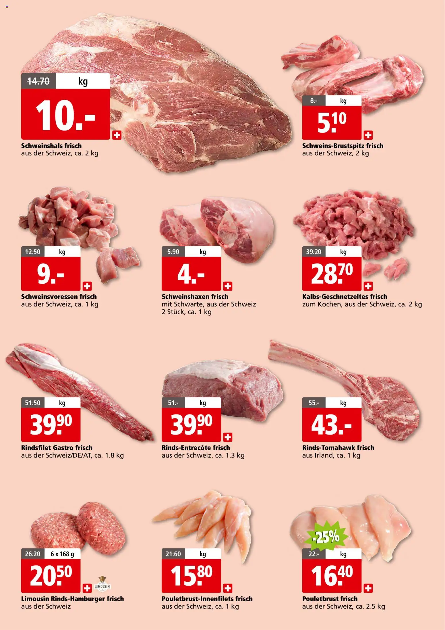 Aligro aktionen Gourmand Schlieren, Gossau SG, Frauenfeld – gültig ab 26.10.2026 | Seite: 2 | Produkte: Pouletbrust
