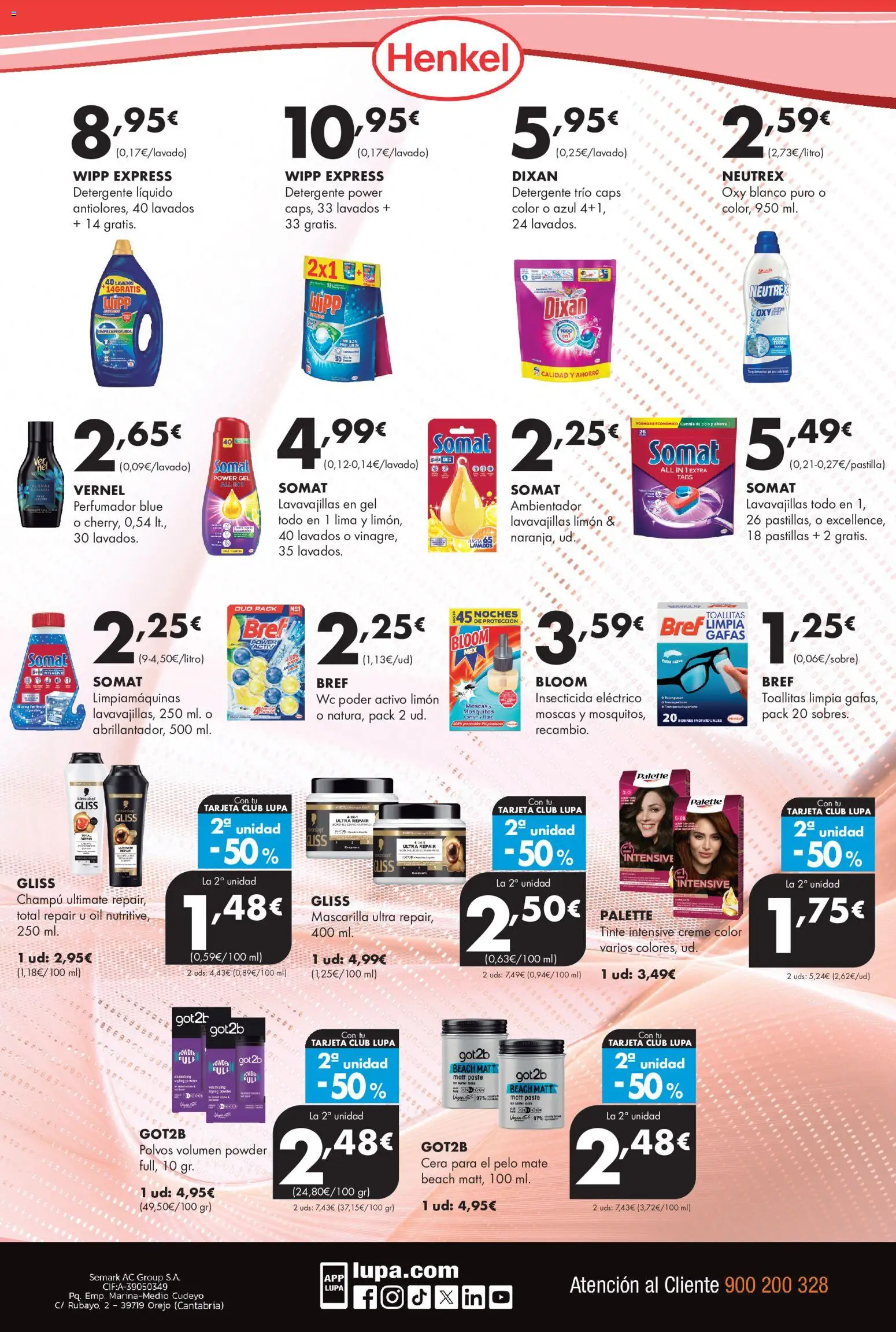 Lupa Supermercados folleto │ válido desde el 20/08/2026 | Página: 12 | Productos: Champú, Detergente, Detergente líquido, Gafas