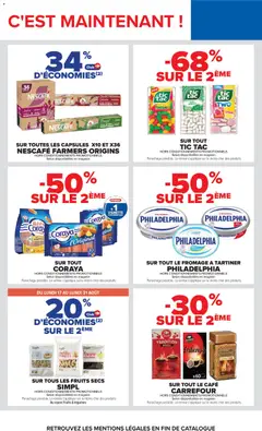 Carrefour - Prévisualisation de PHILADELPHIA, SUR TOUT LE FROMAGE A TARTINER PHILADELPHIA valide à partir de 17/08/2026 | Page: 30