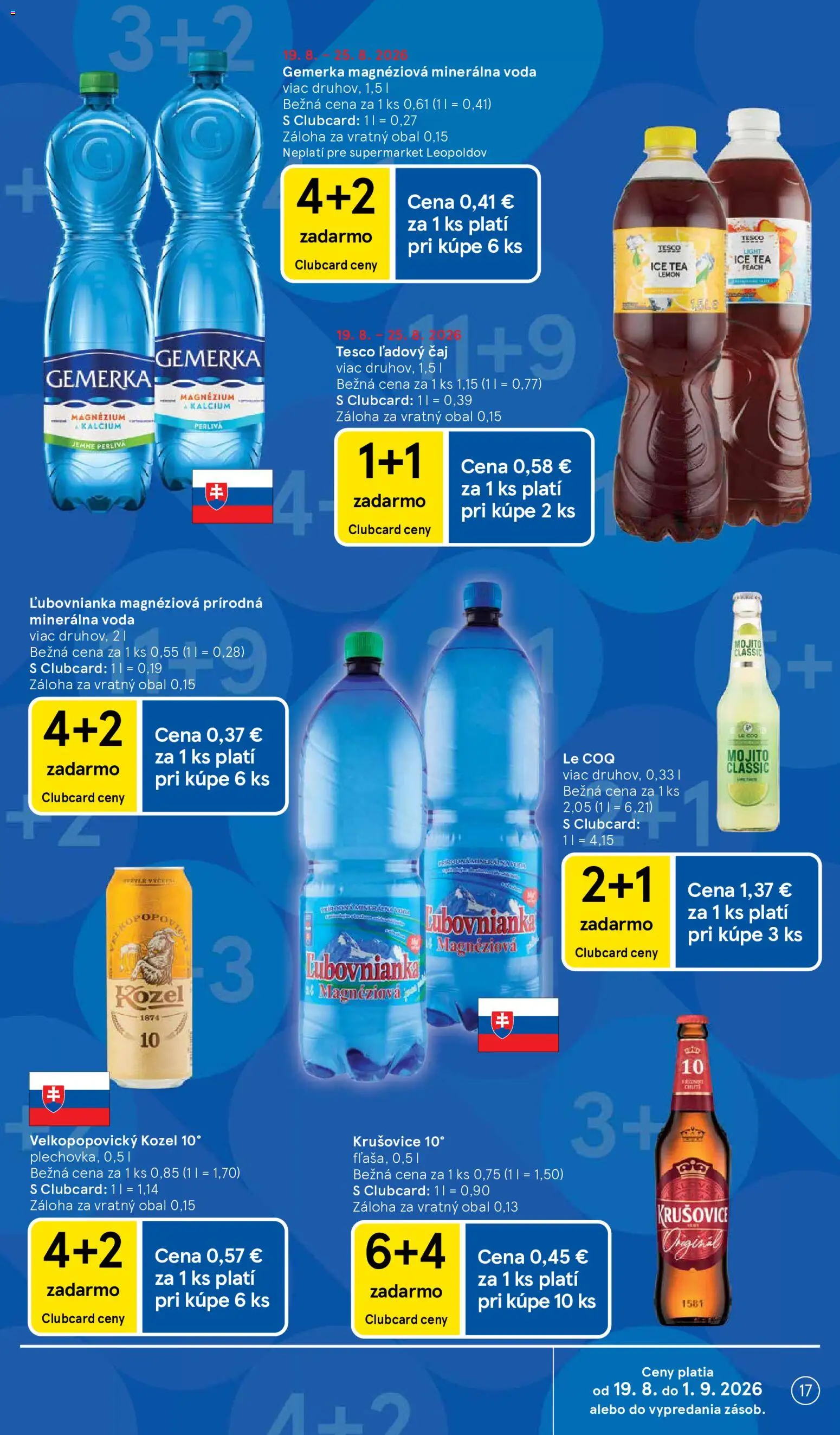 Nové Tesco akcie – leták je platný od 19.08.2026 | Strana: 17
