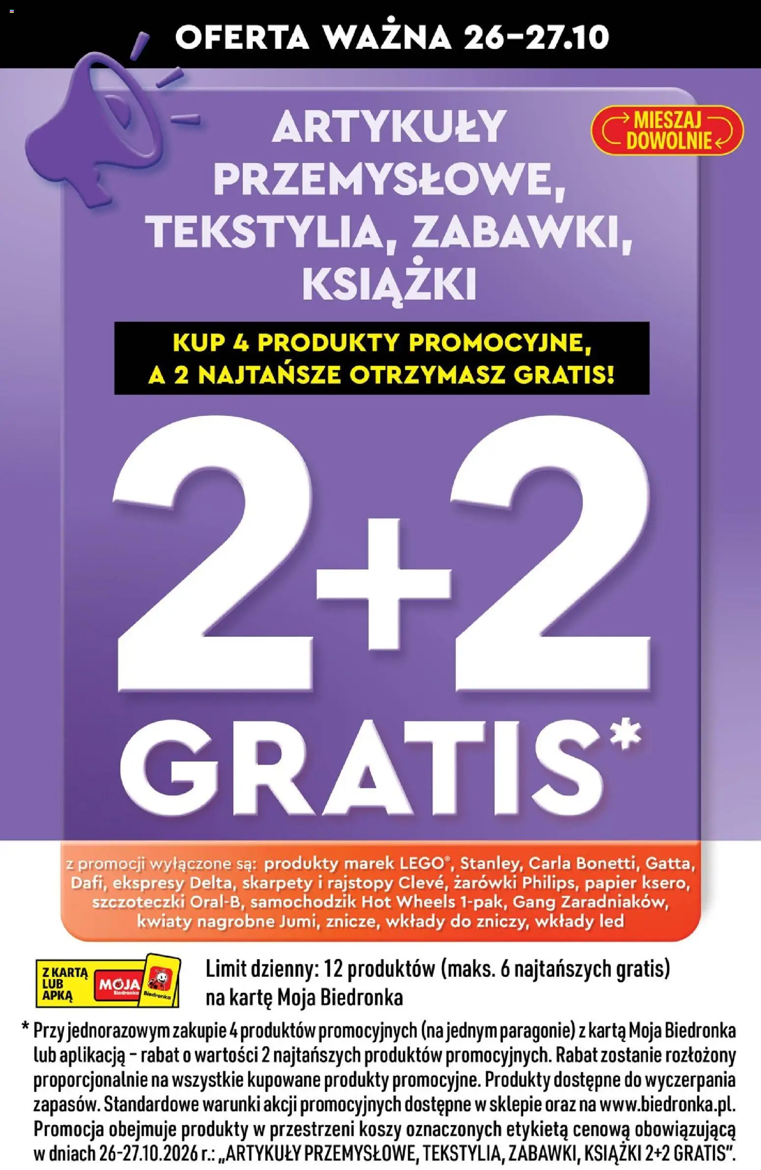 Biedronka Polsko leták - Codziennie niskie ceny od 26.10.2026 | Strana: 17 | Produkty: Hot Wheels, LED