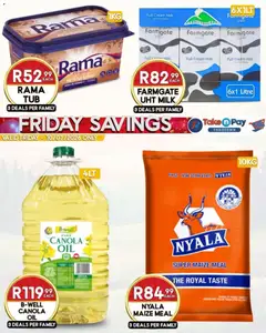 Take n Pay specials catalogue – valid from 10/07/2026 | Page: 3 | Products: Maize meal, Gate, Cream, Fat spread