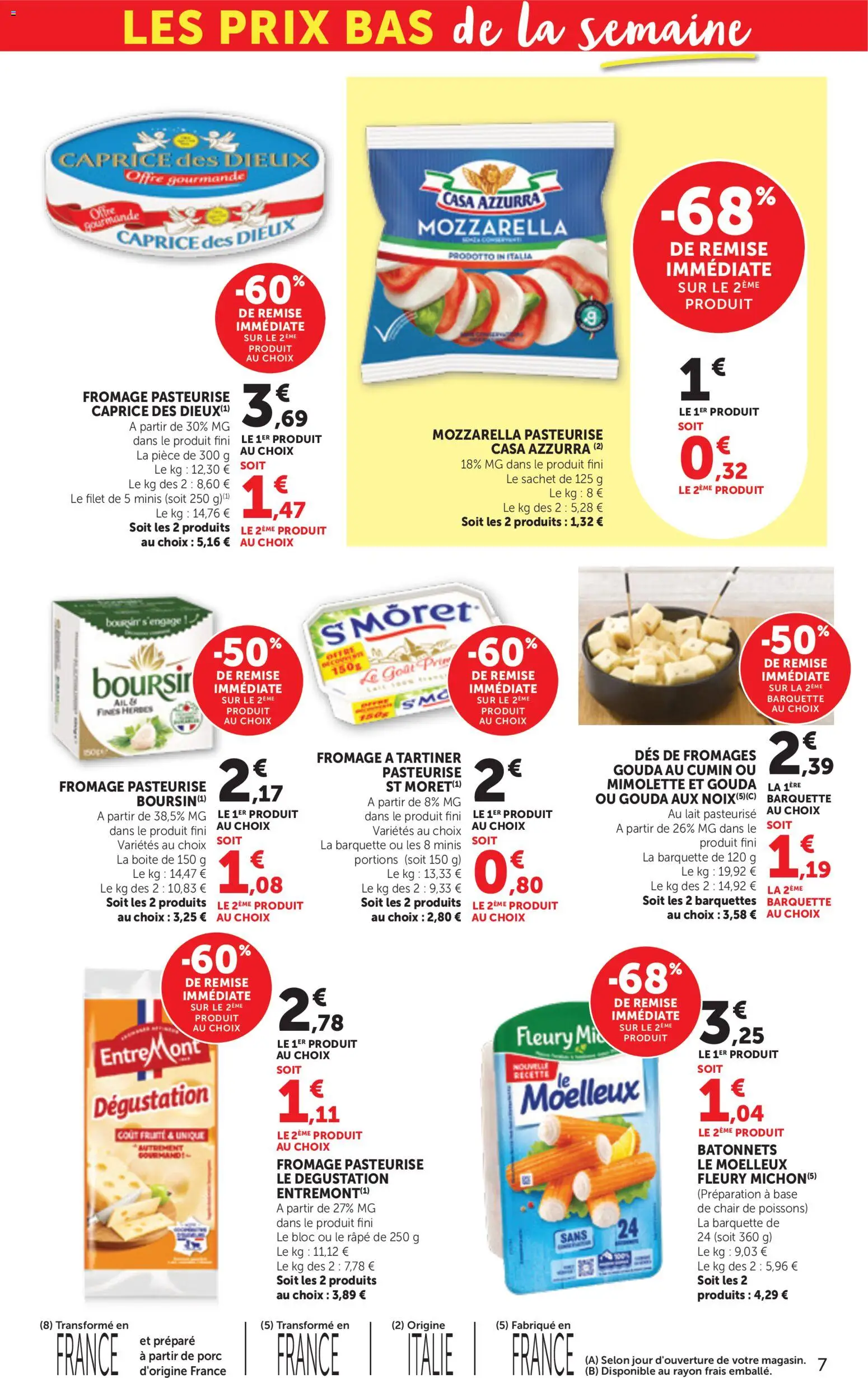 {H1} | Page: 7 | Produits: Cumin, Lait, Fromage, Gouda
