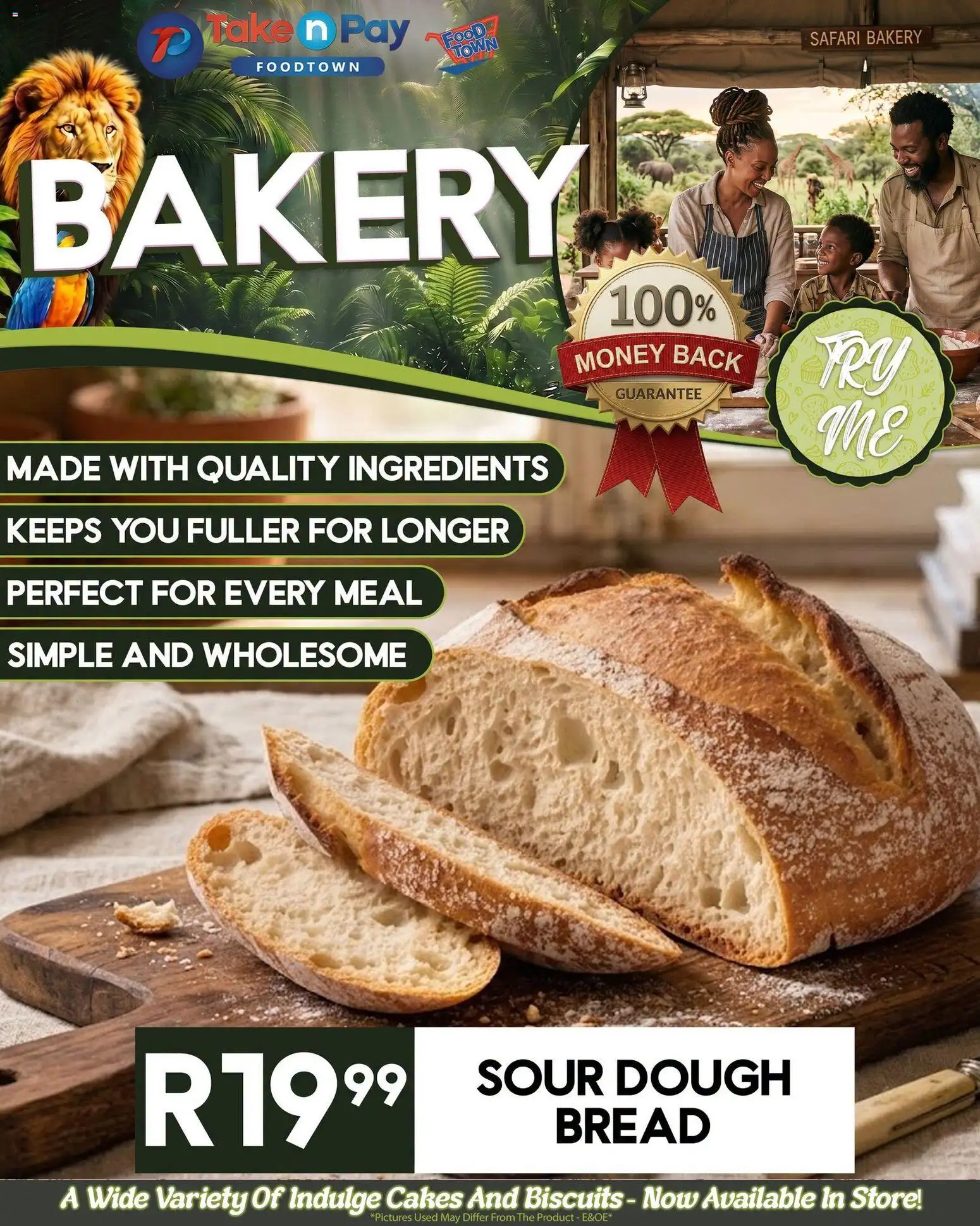New Take n Pay catalogue – valid from 18/07/2026 | Page: 12 | Products: Bakery, Bread, Biscuits, Touca de banho