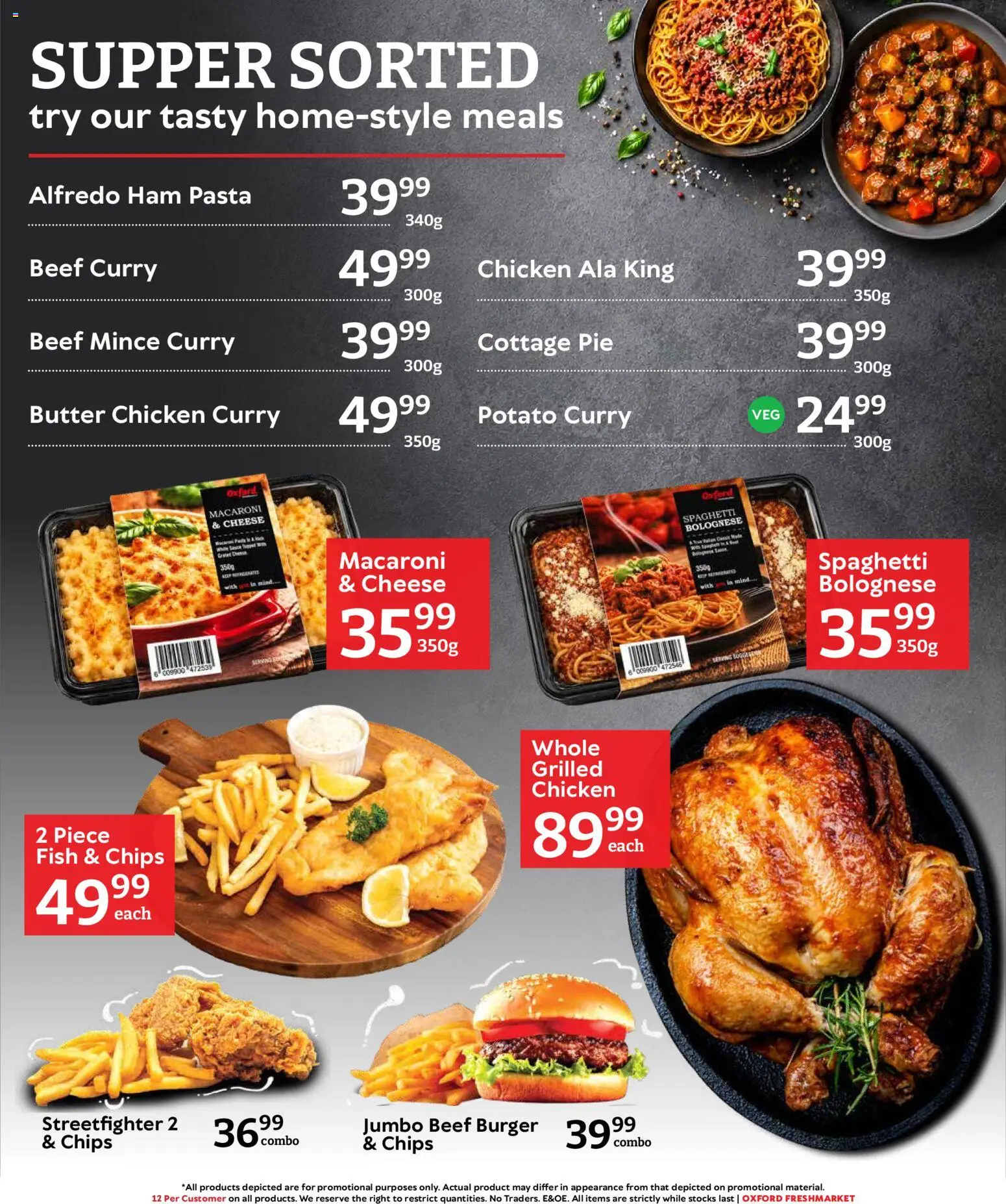 New Oxford Freshmarket catalogue – valid from 12/08/2026 | Page: 10 | Products: Cheese, Chicken, Beef, Spaghetti