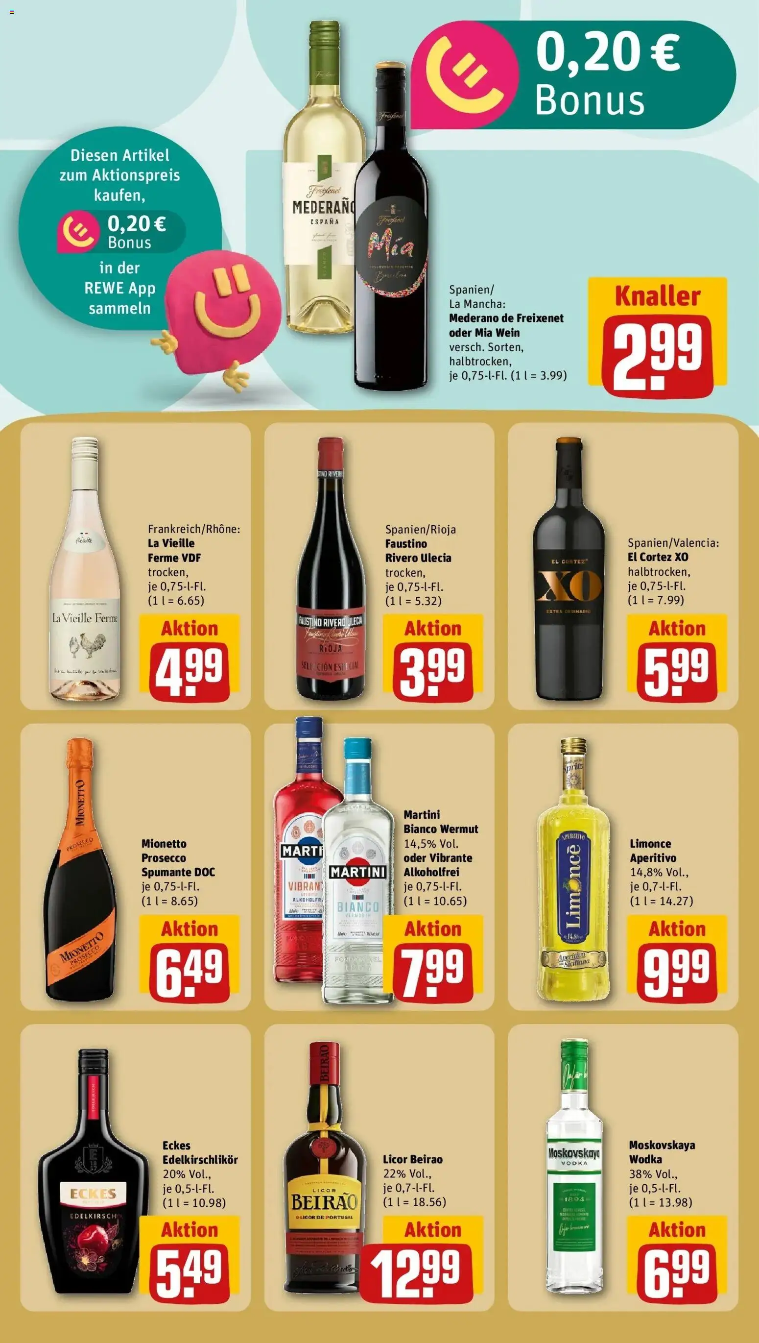 REWE Prospekt ab 04.05.2026 zum Blättern » Angebote | Seite: 29 | Produkte: Freixenet, Prosecco, Vodka, Wodka