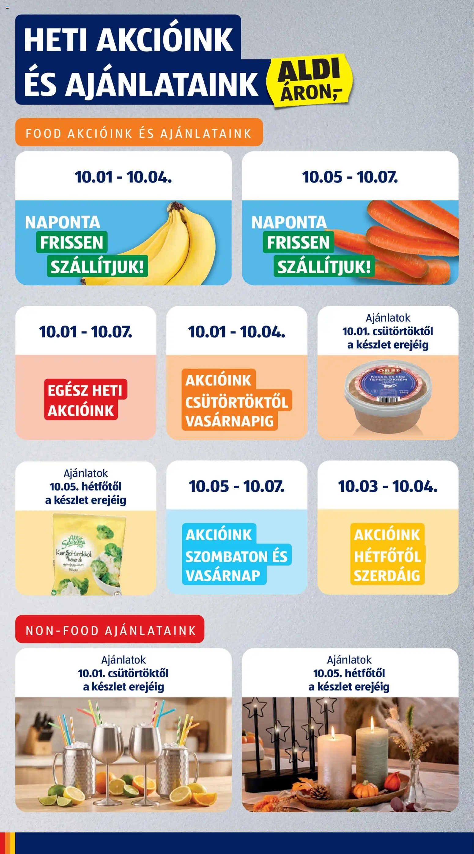 Aldi akciós ujság - amely érvényes a következő dátumtól: 2026.10.01. | Oldal: 4