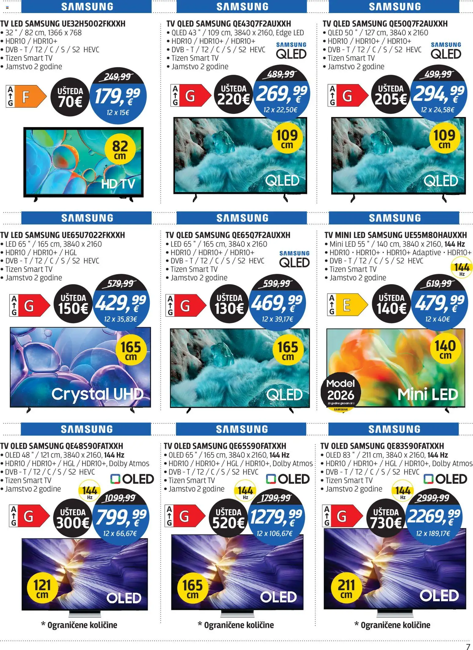 Centar Tehnike katalog | vrijedi od 20.07.2026 | Stranica: 7 | Proizvodi: Smart TV, Tv