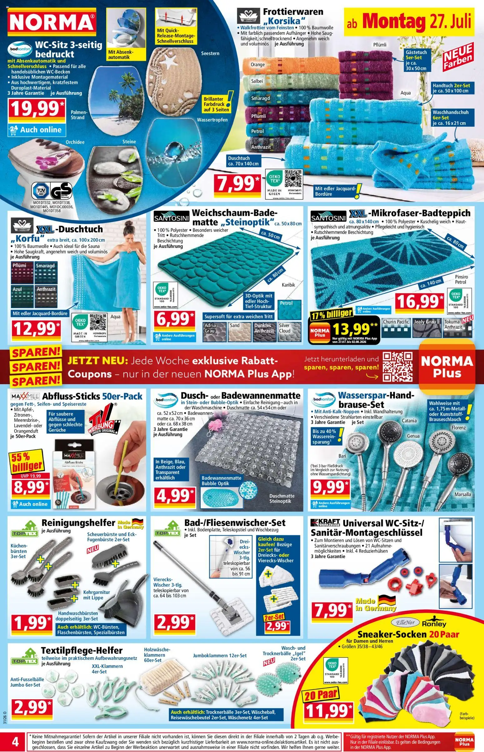 Norma Prospekt – gültig ab 27.07.2026 | Seite: 4 | Produkte: Orchidee, Äpfel, Lavendel, Zitronen