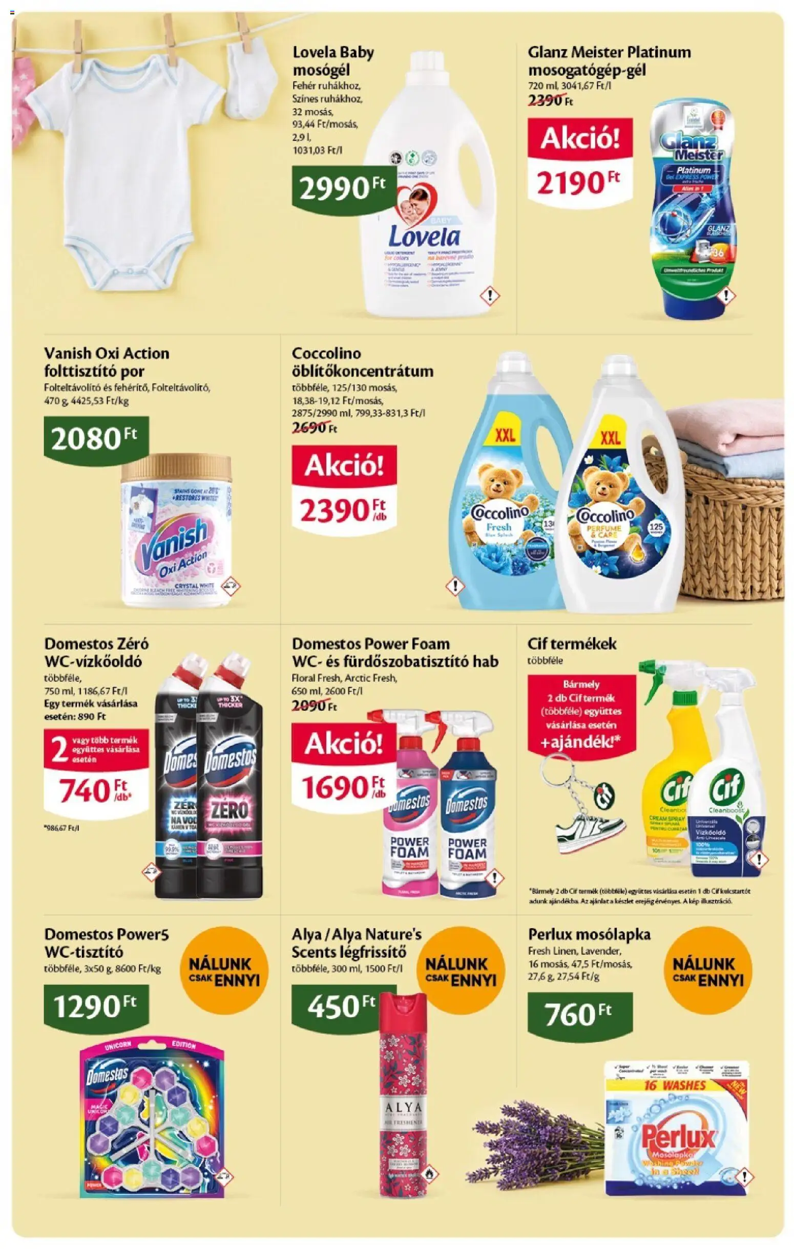 Ecofamily akciós ujság - amely érvényes a következő dátumtól: 2026.09.03. | Oldal: 13 | Termékek: Coccolino, Folteltávolító, WC, Vanish