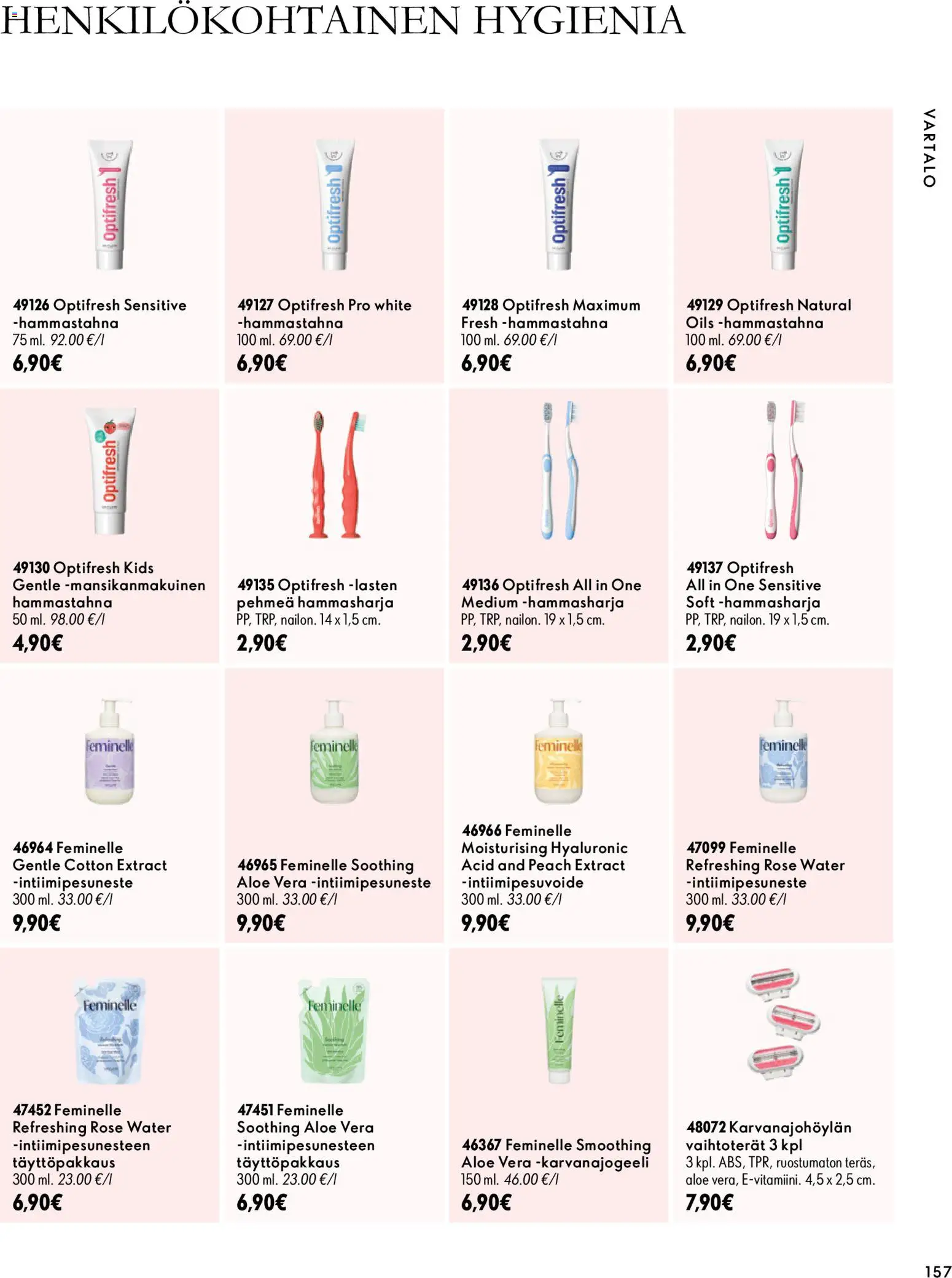 Oriflame tarjoukset – voimassa 18/11/2026 alkaen | Sivu: 157 | Tuotteet: Aloe Vera, Hammastahna, Hammasharja