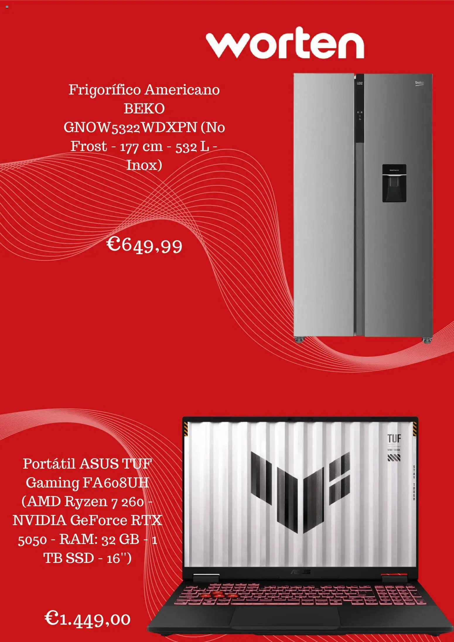 Worten Promoções │ válido de 19.04.2026 | Página: 5 | Produtos: Frigorífico
