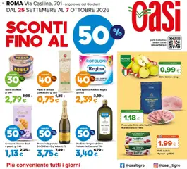 Anteprima del volantino Oasi volantino Roma valido a partire dal 25/09/2026