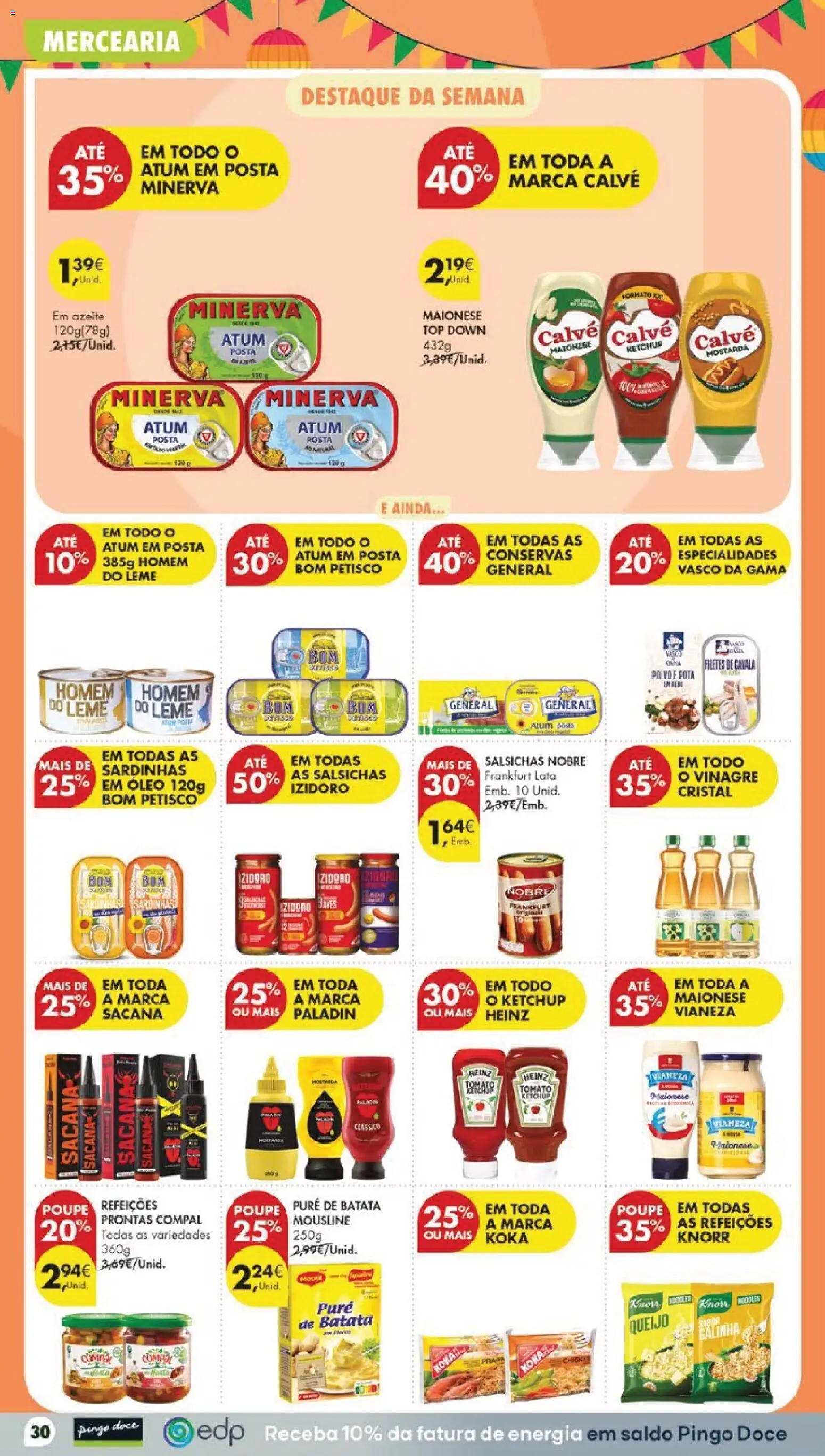 Pingo Doce folheto │ válido de 09.06.2026 | Página: 32 | Produtos: Top, Sardinhas, Queijo, Óleo