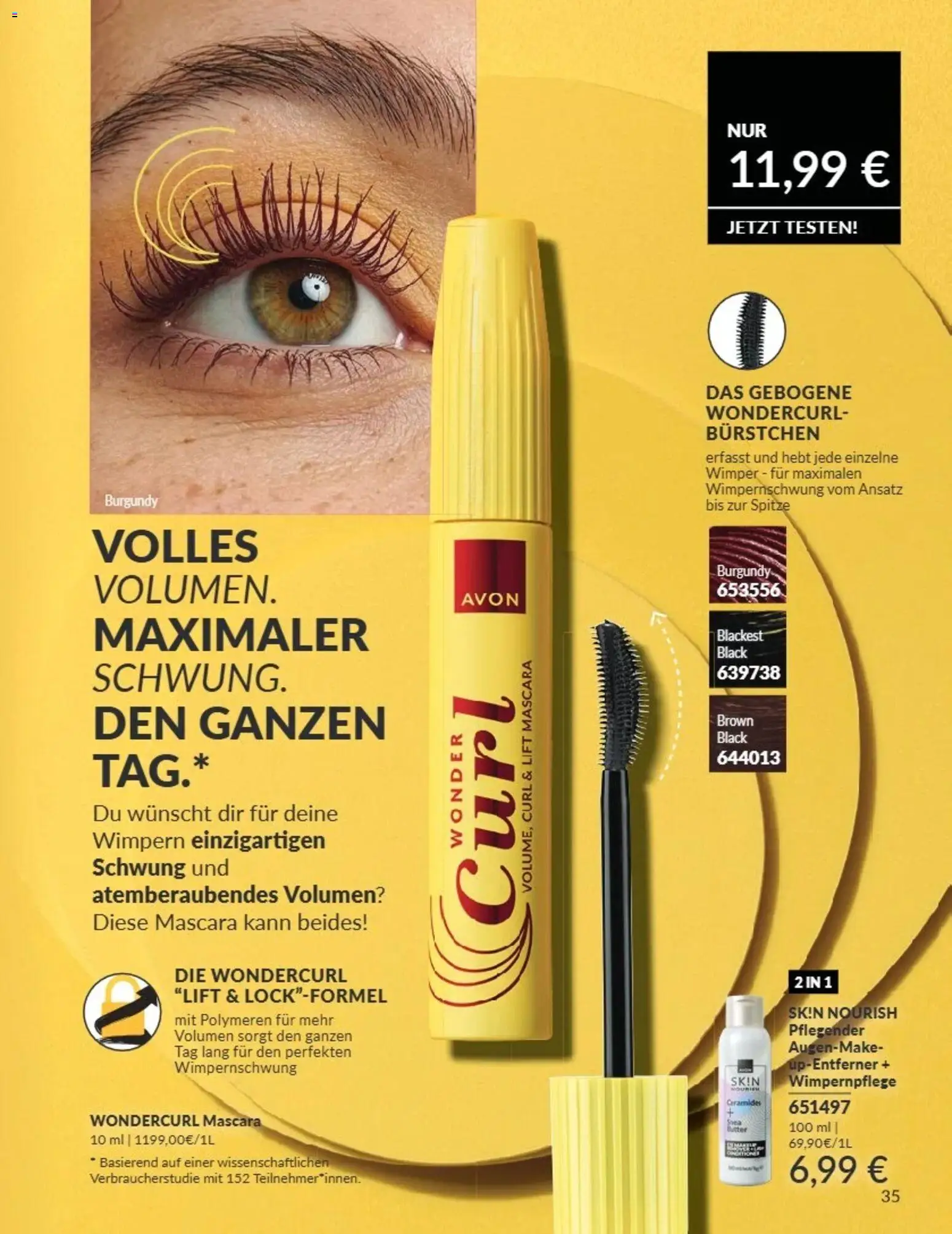 AVON Katalog August 2026 – gültig ab 08.08.2026 | Seite: 35 | Produkte: Butter, Mascara