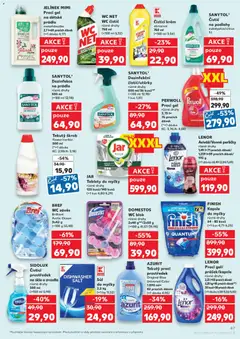 Náhled letáku WC NET, WC čistič, různé druhy, 750 ml, (=100 ml 5,32) od 08.07.2026 | Strana: 47 | Produkty: Prací gel, Krém, Sůl do myčky, Kuchyně