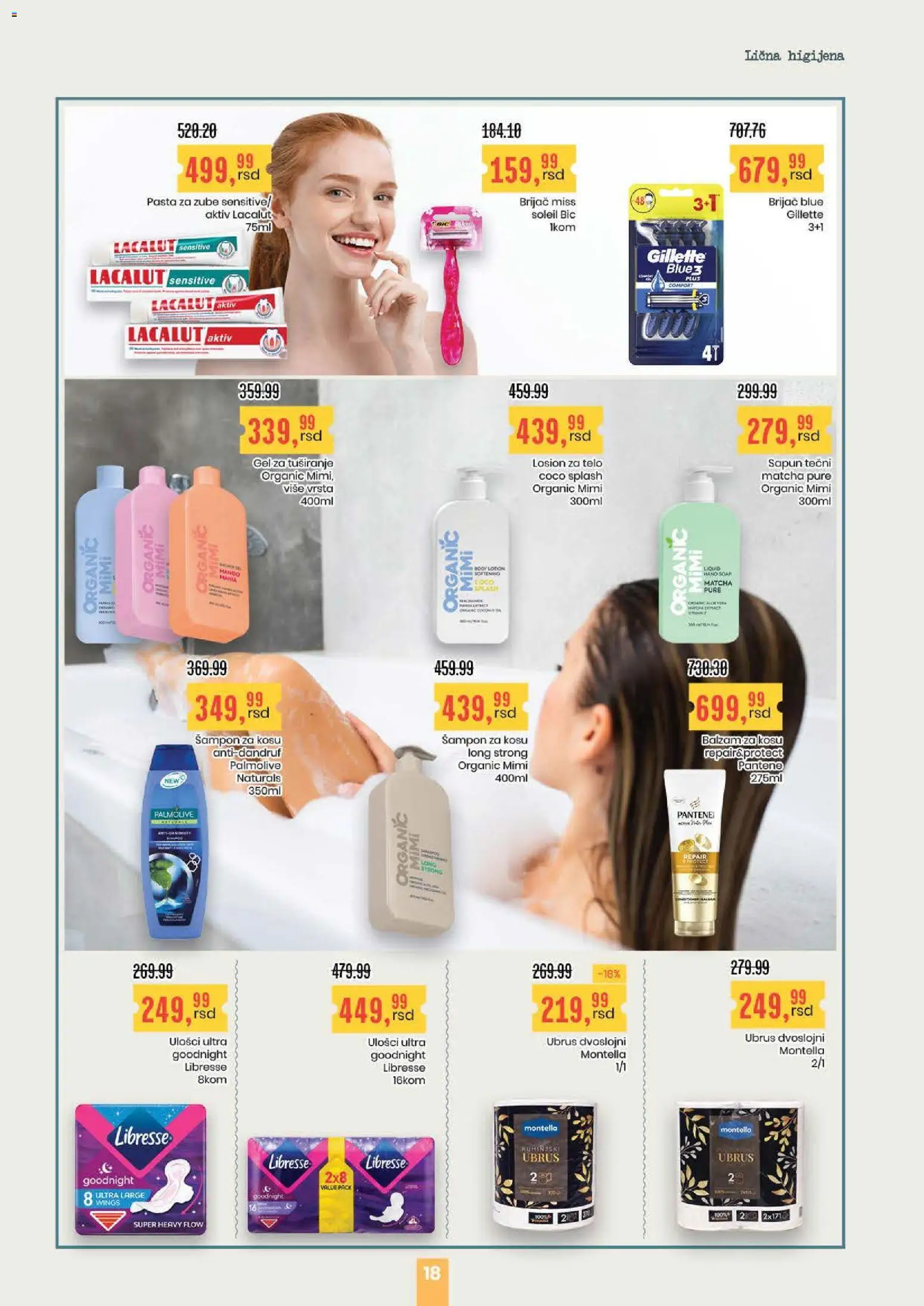 Aroma Market katalog - važi od 28.05.2026 | Strana: 18 | Proizvode: Brijač, Balzam za kosu, Sapun, Gel za tuširanje