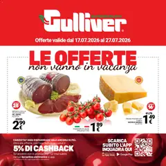 Anteprima del volantino Gulliver volantino valido a partire dal 17/07/2026