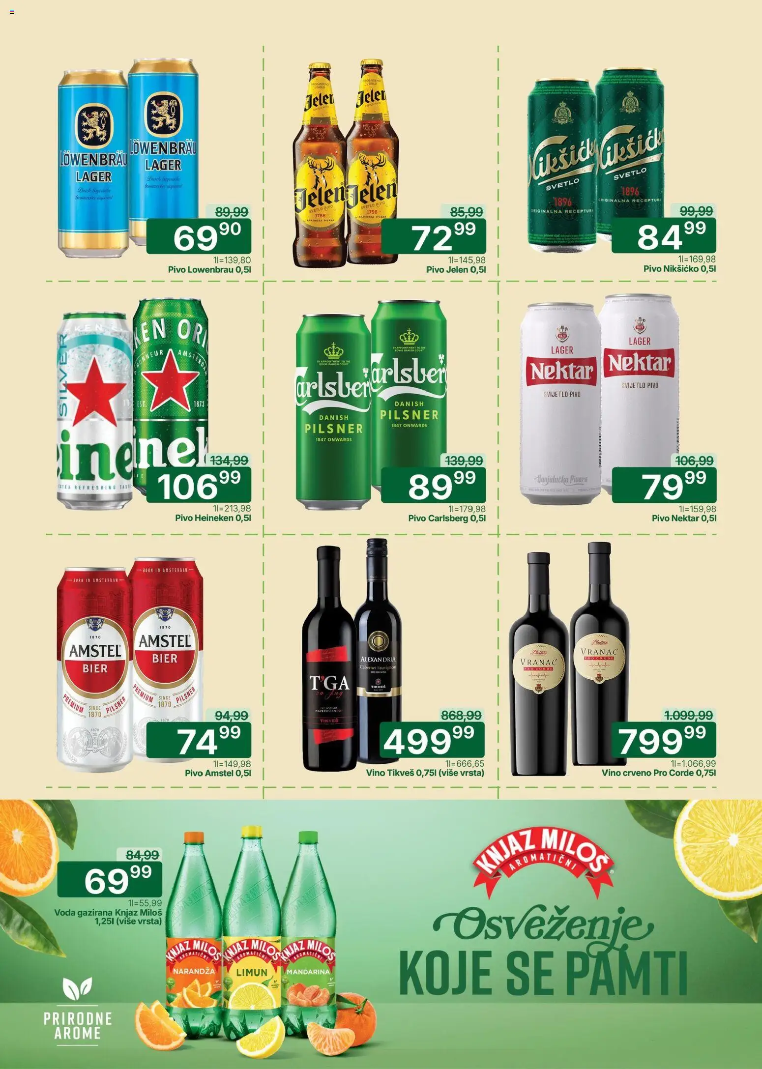 Univerexport katalog - važi od 13.04.2026 | Strana: 23 | Proizvode: Heineken, Amstel, Nektar, Limun