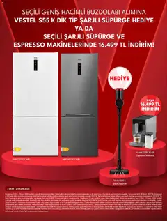 01 Ekim 2026 tarihinden itibaren geçerli olan Vestel kataloğu önizlemesi | Sayfa: 8