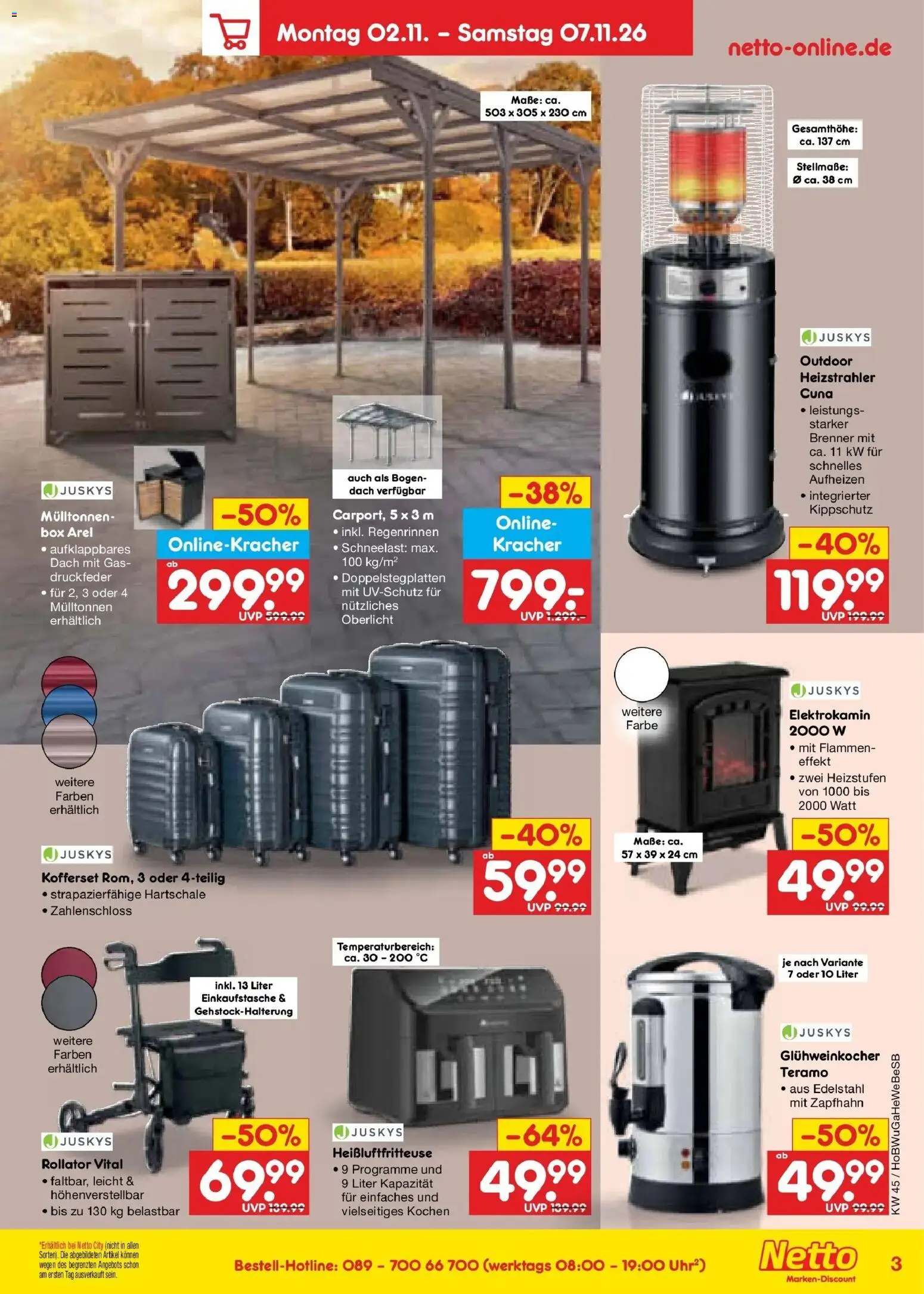 Netto Marken-Discount Prospekt Berlin-Prenzlauer Berg (ab 02.11.2026) » Angebote | Seite: 45 | Produkte: Box, Heißluftfritteuse