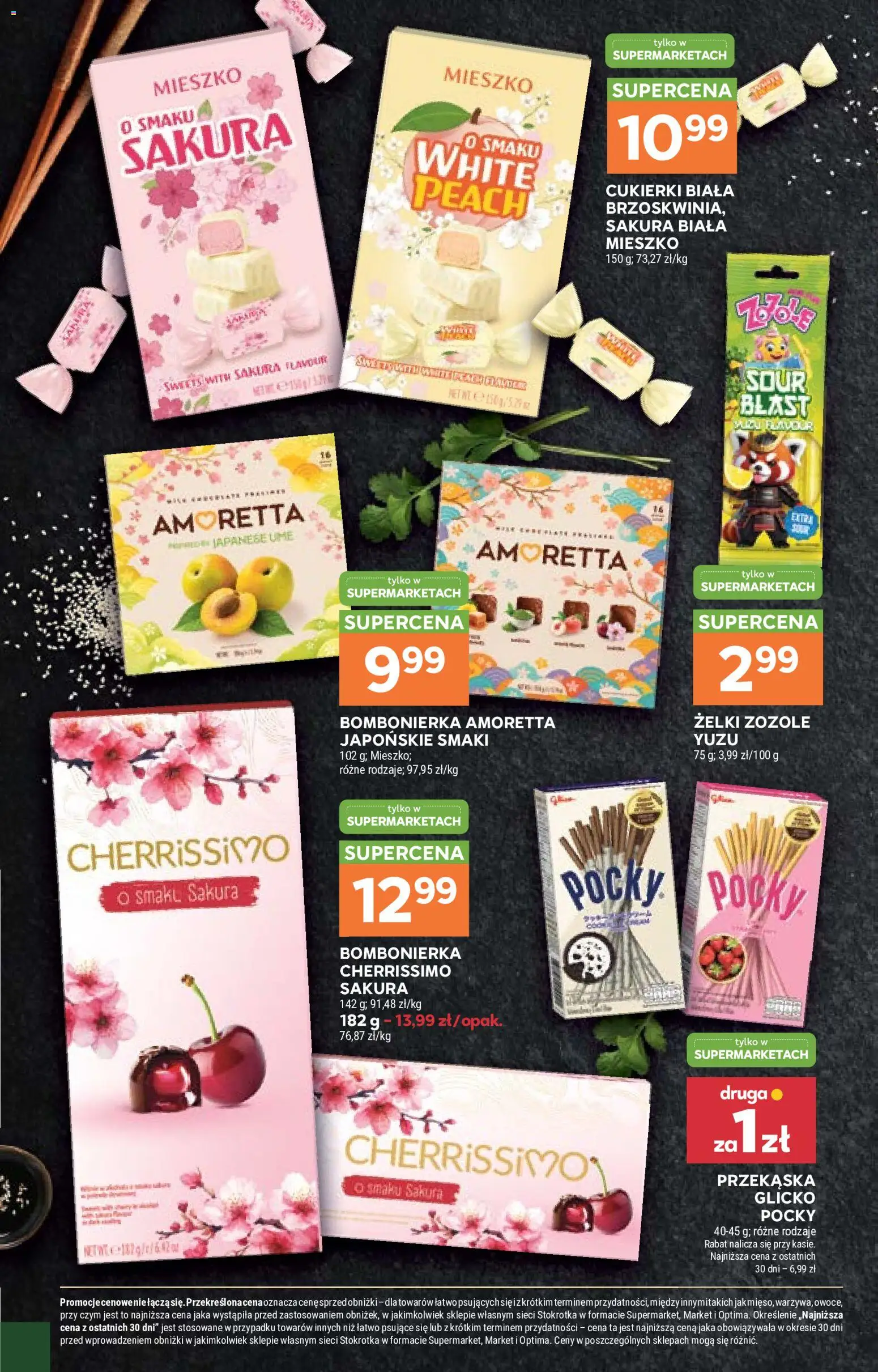 Stokrotka gazetka - Azja od Kuchni od 03.09.2026 | Strona: 13 | Produkty: Pocky, Stokrotka, Żelki, Cukierki