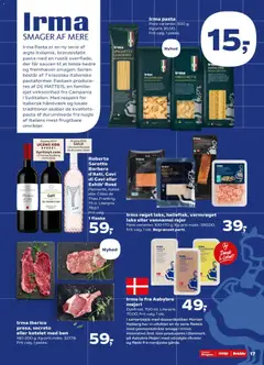 Irma is fra Aabybro mejeri, Dybfrost. 700 ml. Literpris 70,00. Frit valg. 1 stk. gyldig fra 26/06/2026 | Side: 17