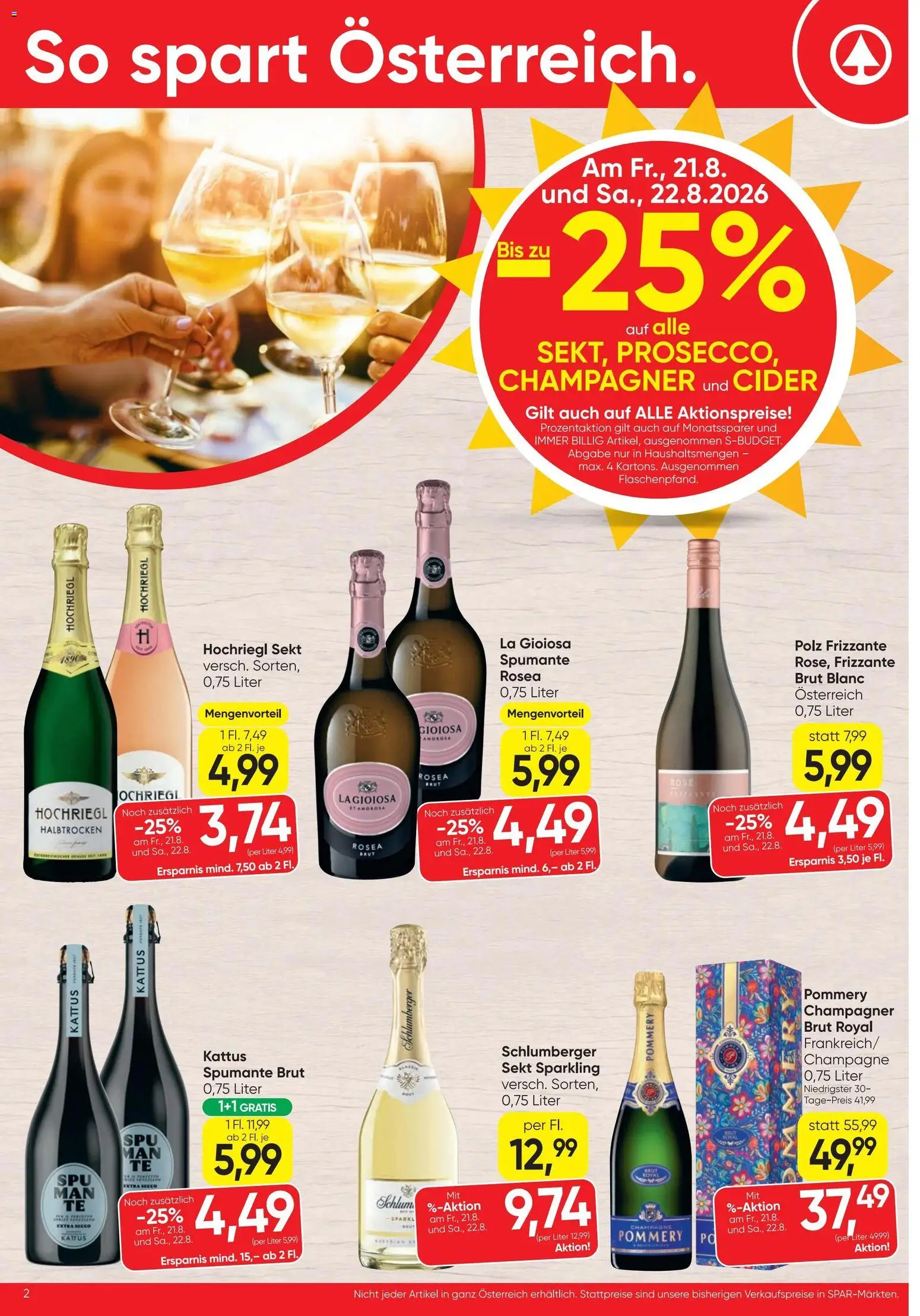 Spar - Flugblatt gültig ab 20.08.2026 | Seite: 2