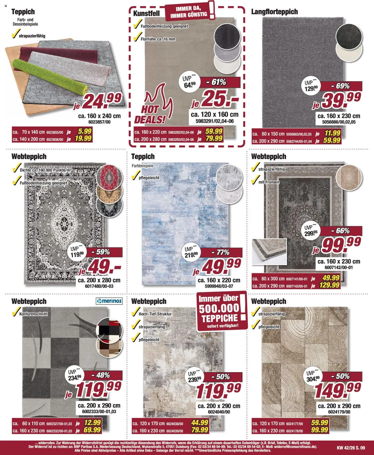 Poco Prospekt – gültig ab 11.10.2026 | Seite: 9 | Produkte: Teppich