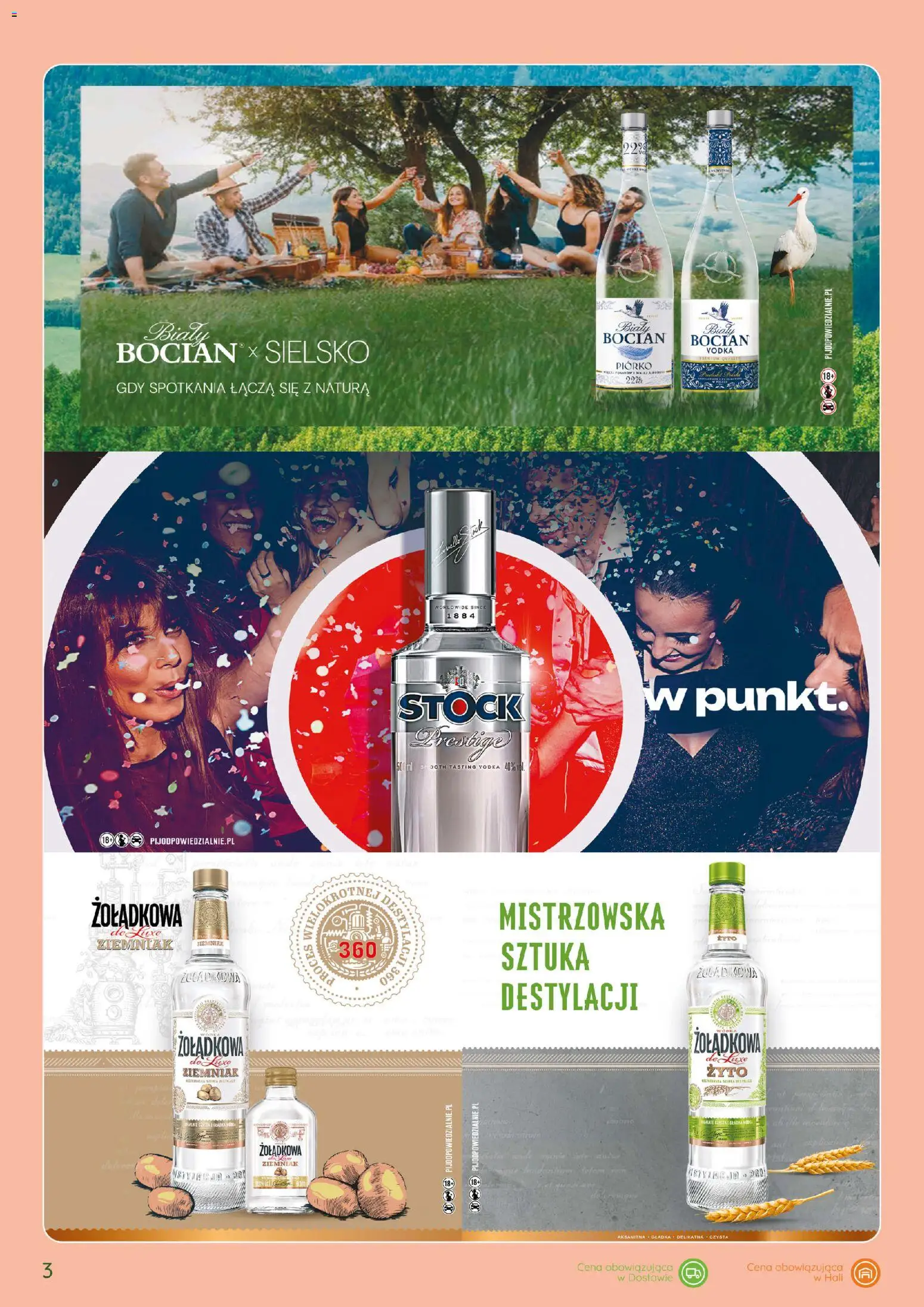 Eurocash gazetka - Katalog Alkoholowy od 01.10.2026 | Strona: 3 | Produkty: Vodka, Biały Bocian