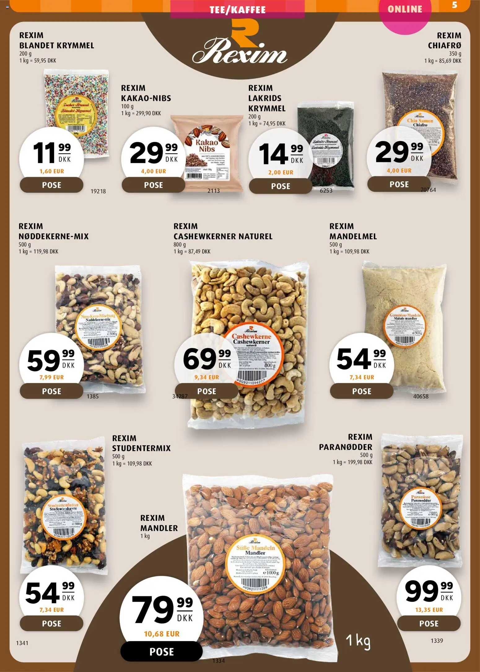 Scandinavian Park tilbudsavis – gyldig fra 21.05.2026 | Side: 5 | Produkter: Mandler, Kakao, Lakrids, Paranødder