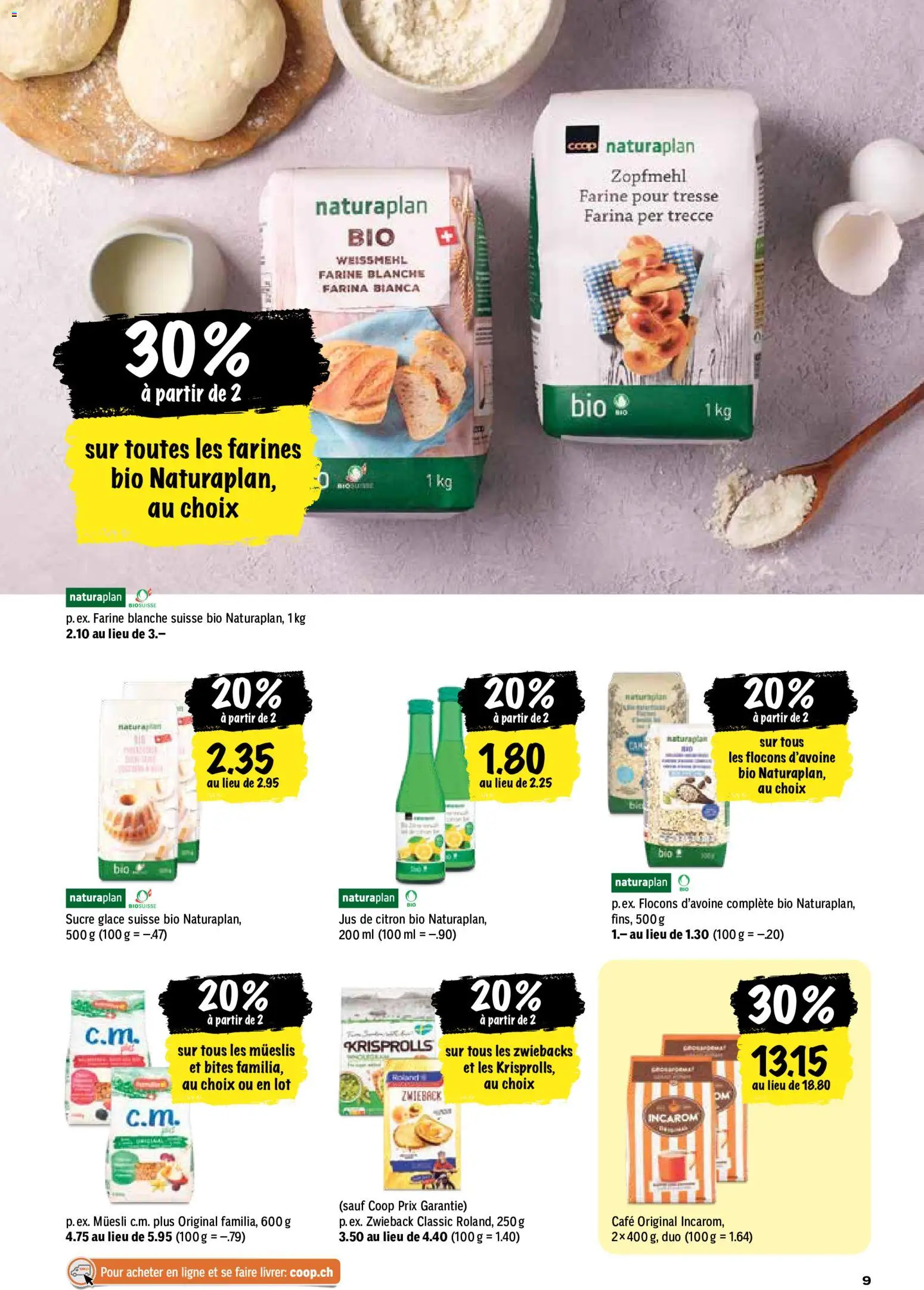 Coop aktionen FR – gültig ab 22.10.2026 | Seite: 9 | Produkte: Glace