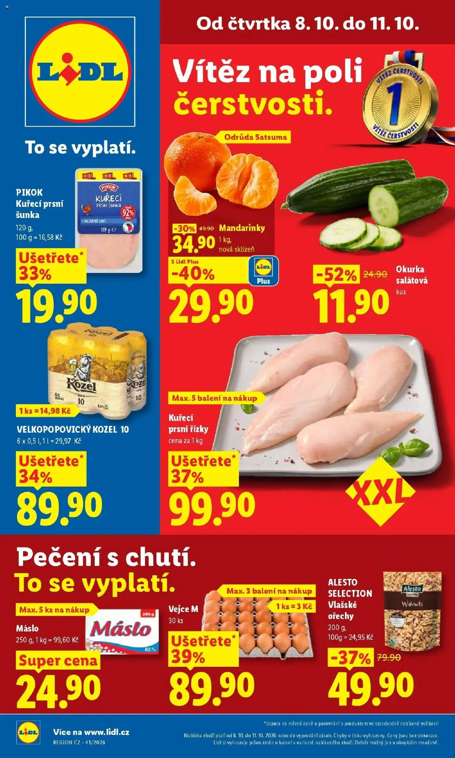 Lidl Čtvrtek, 8 Října Čerstvé Produkty