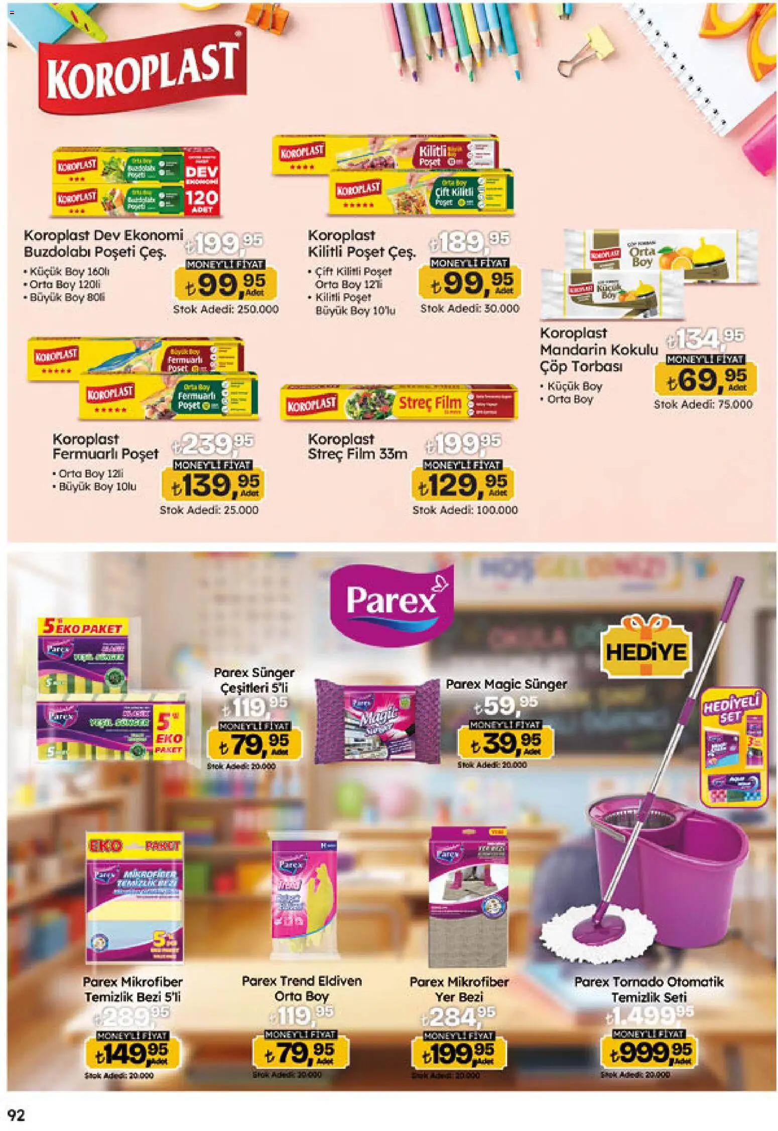 Migros Katalog - 5M Migroskop Dijital - 20 Ağustos 2026 tarihinden itibaren geçerlidir | Sayfa: 92 | Ürünler: Çöp torbası, Eldiven, Buzdolabı