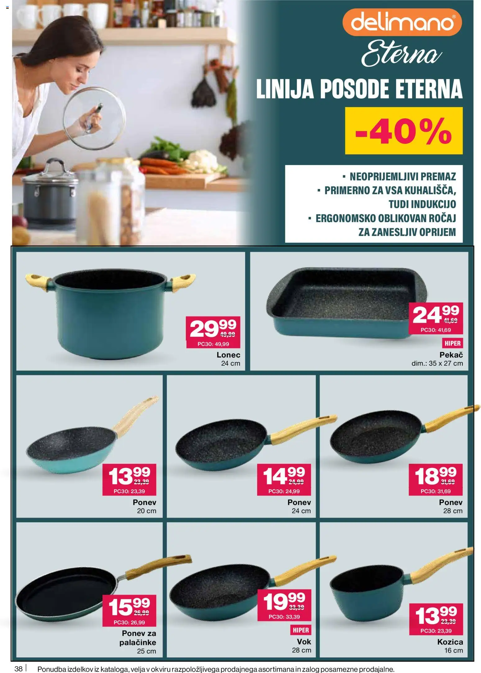 Novi Mercator katalog ponudbe – veljaven od 07.05.2026 | Stran: 38 | Izdelki: Palačinke