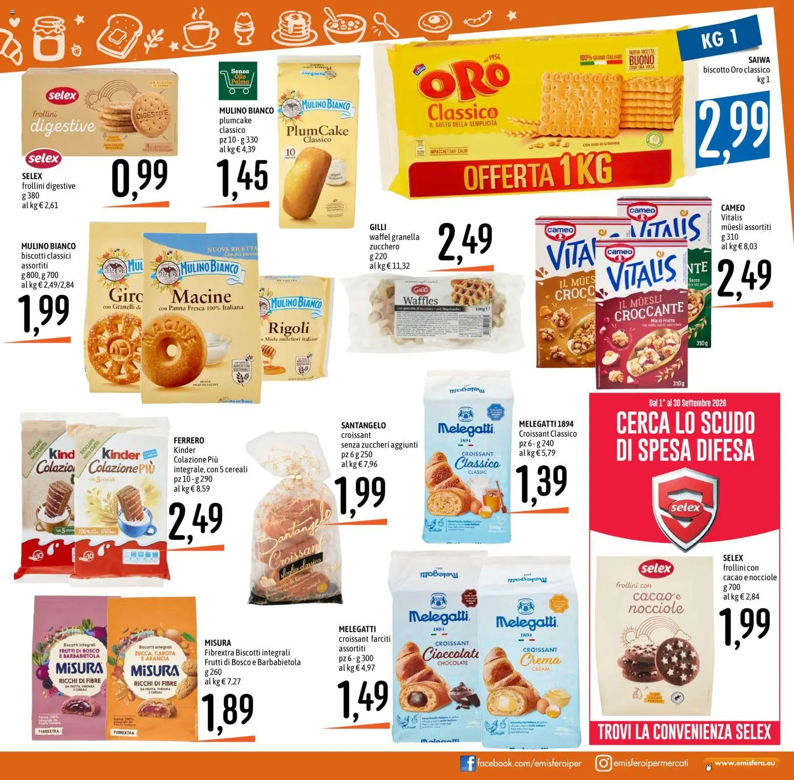 Volantino Emisfero del 27/08/2026 | Pagina: 5 | Prodotti: Muesli, Zucchero, Olio, Barbabietola