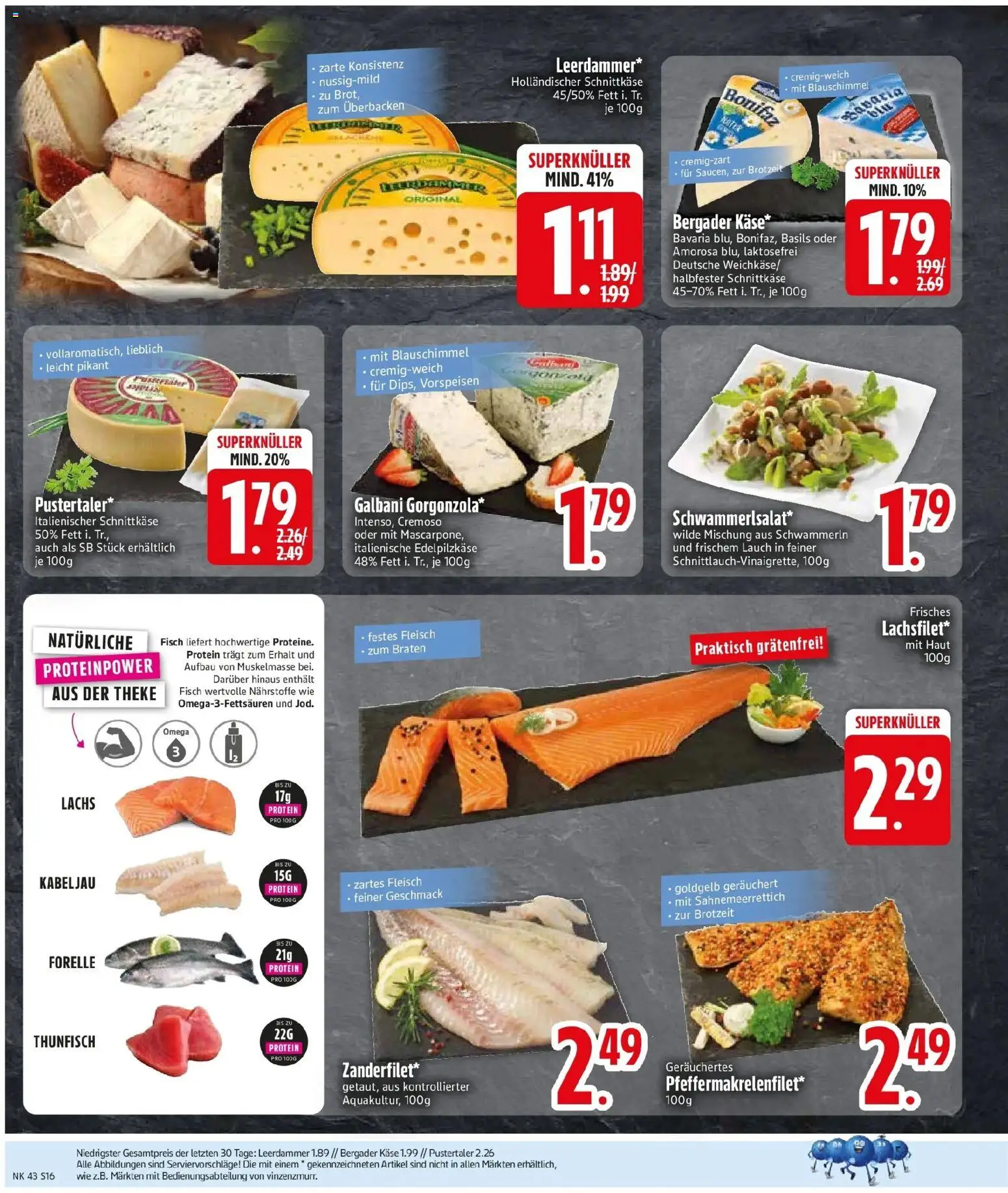 Edeka Prospekt Krün (ab 19.10.2026) » Angebote Online | Seite: 18 | Produkte: Käse, Thunfisch, Leerdammer, Fleisch
