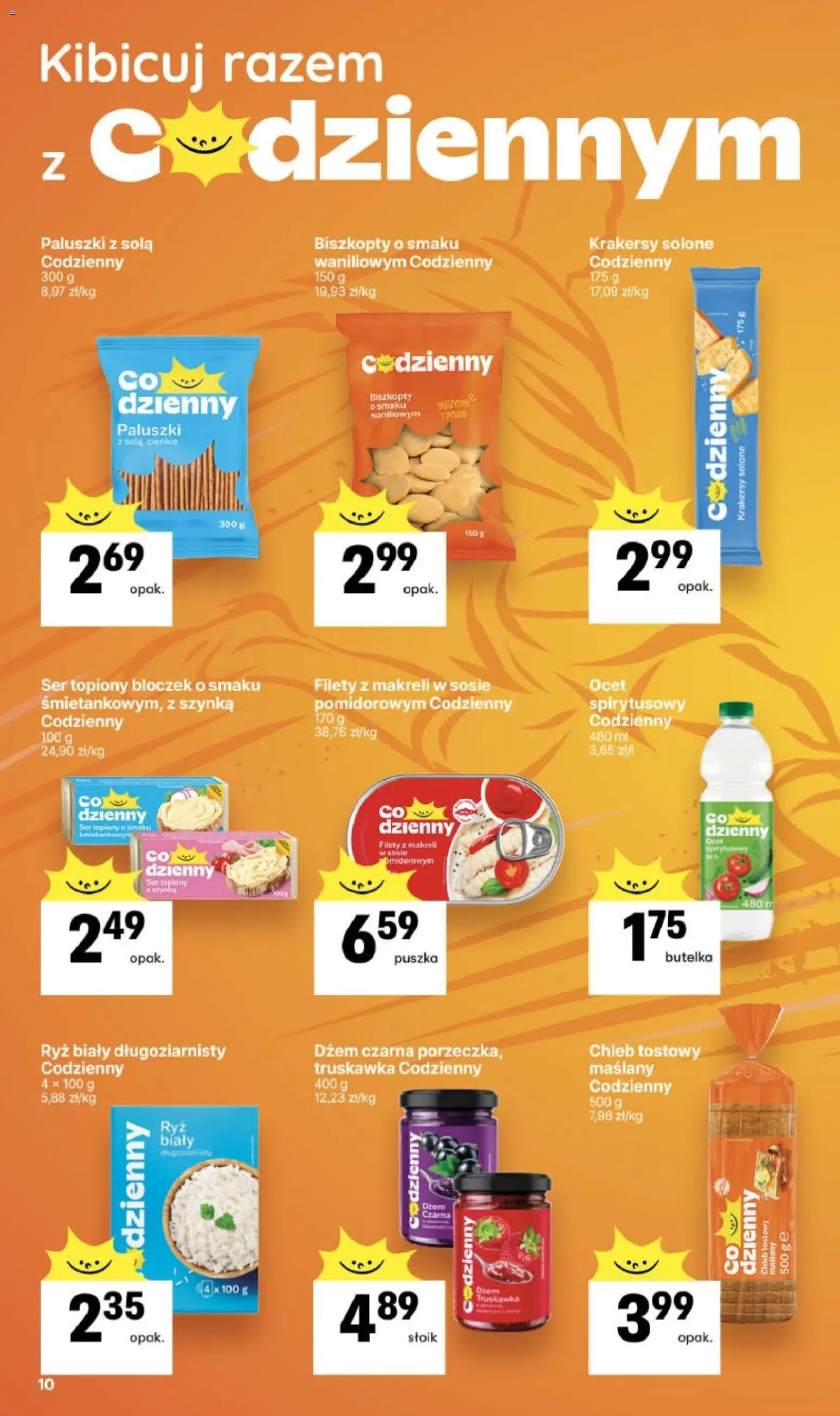 Delikatesy Centrum gazetka od 18.06.2026 | Strona: 10 | Produkty: Chleb tostowy, Dżem, Paluszki, Ser