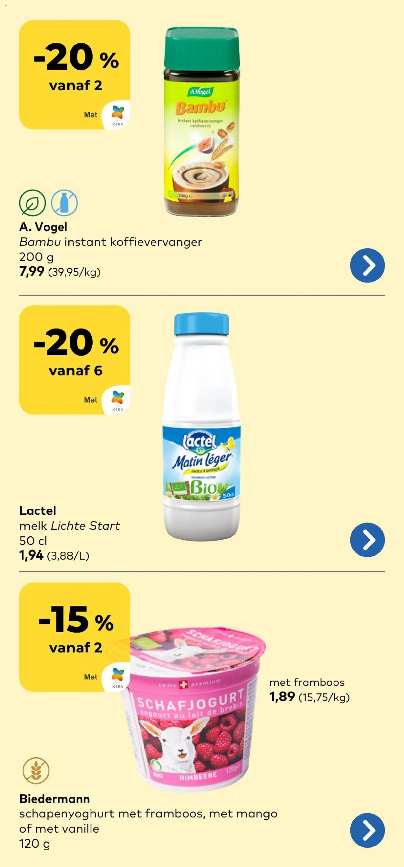 {H1} | Pagina: 8 | Producten: Schapenyoghurt, Vanille, Mango, Melk