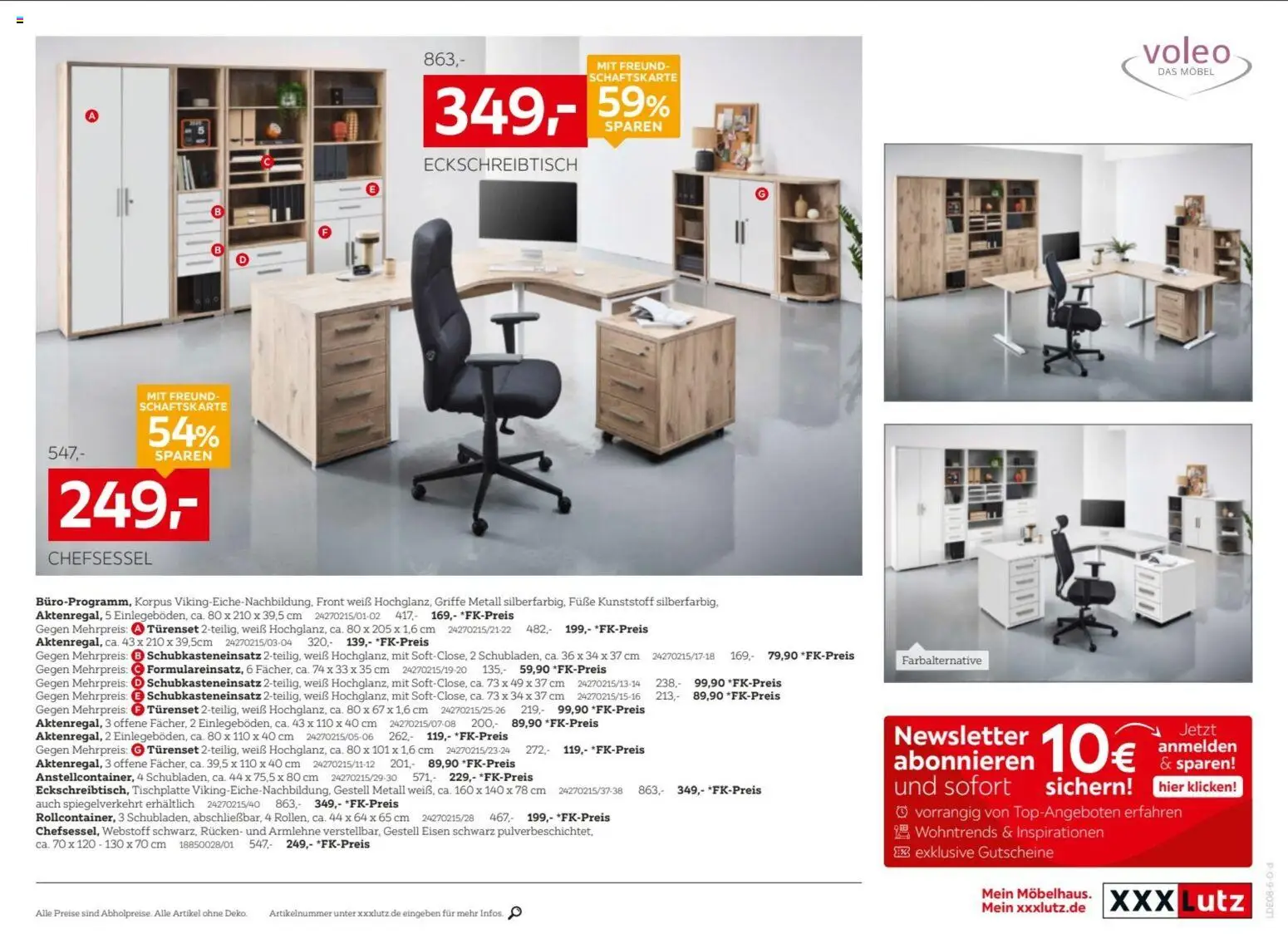 XXXLutz Nr. 1 beim Preis – gültig ab 15.08.2026 | Seite: 19 | Produkte: Chefsessel