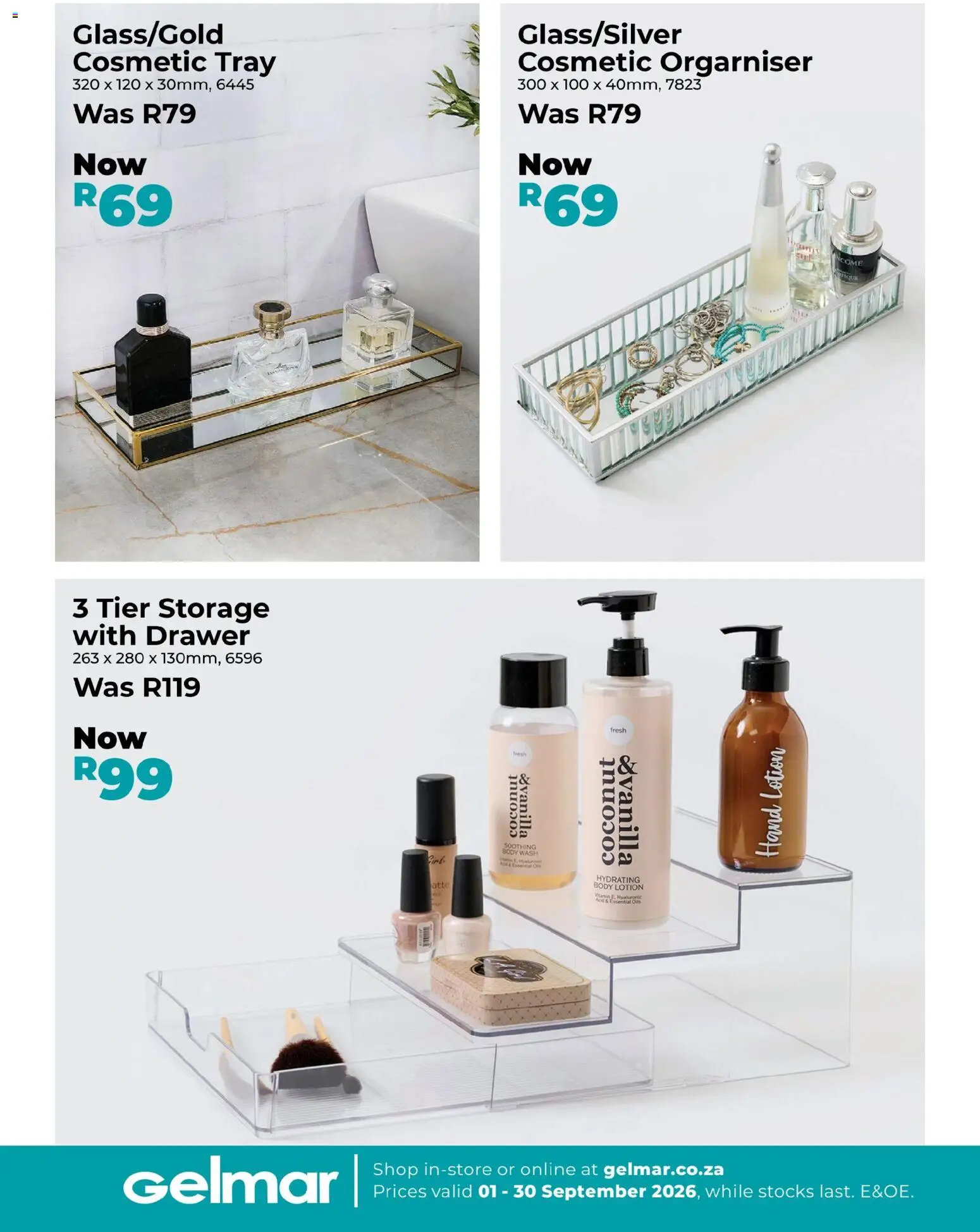 New Gelmar catalogue – valid from 01/09/2026 | Page: 5 | Products: Hand lotion, Tray, Vanilla, Body wash