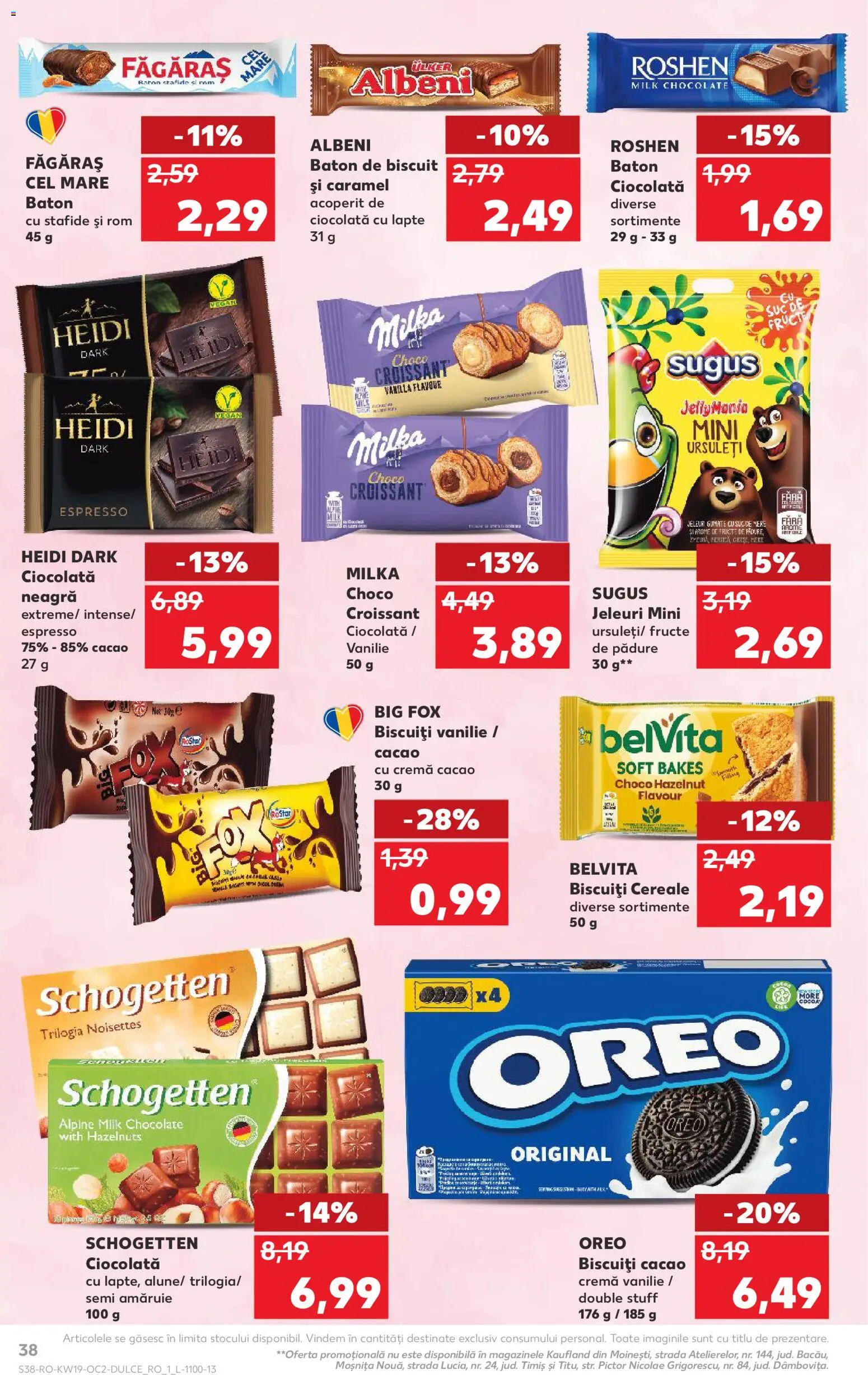 Kaufland RO akciós ujság - amely érvényes a következő dátumtól: 06.05.2026 | Oldal: 38 | Termékek: Croissant, Vegán