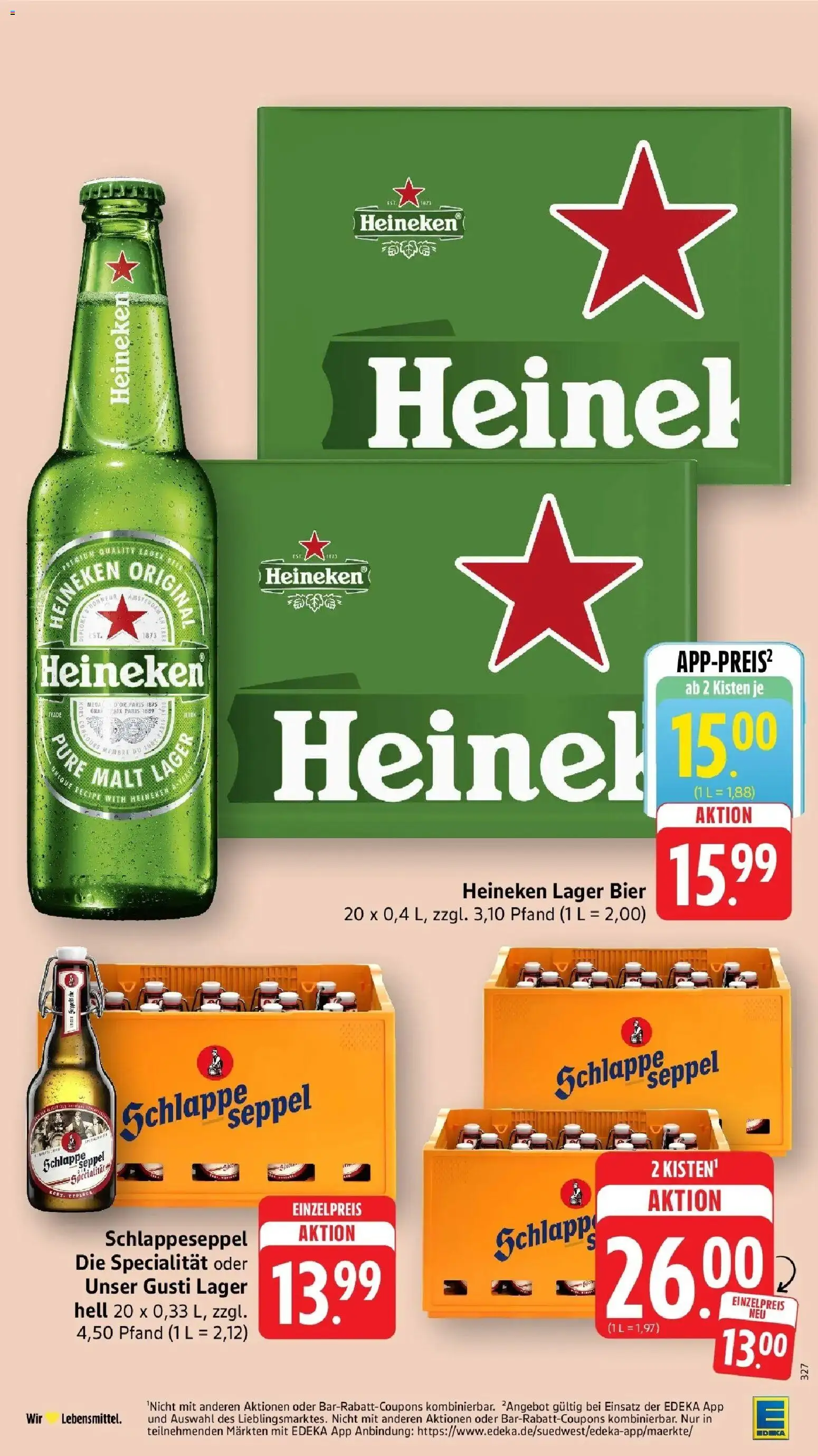 Edeka prospekt Schöllkrippen – gültig ab 29.06.2026 | Seite: 3 | Produkte: Bier, Heineken