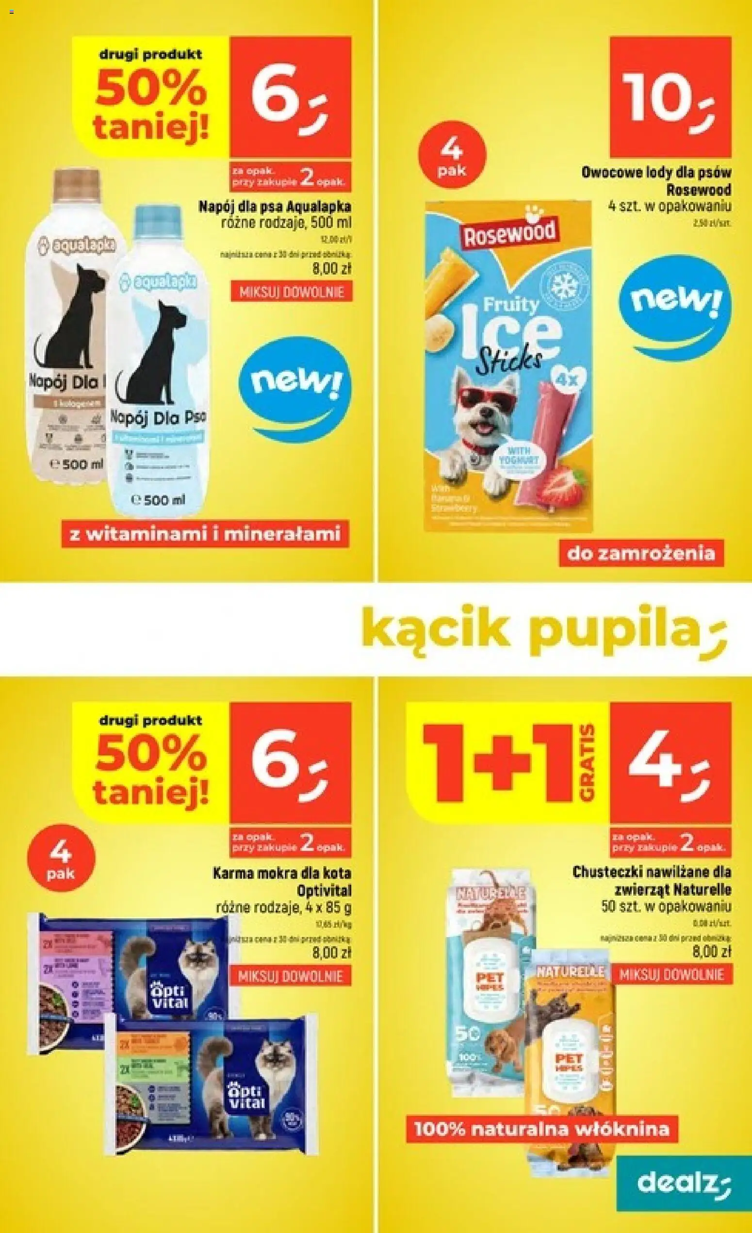 Dealz gazetka od 11.06.2026 | Strona: 37 | Produkty: Karma mokra dla kota, Lody