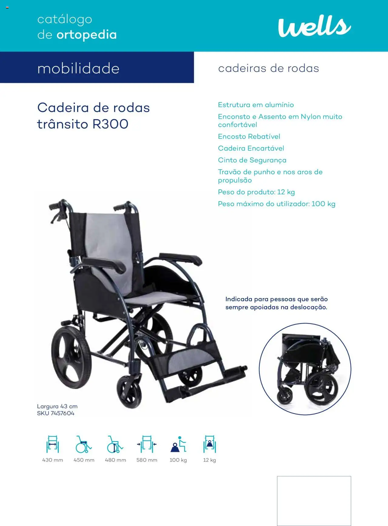 Well’s Catálogo de Ortopedia │ válido de 12/02/2024 | Página: 12 | Produtos: Cinto, Cadeira