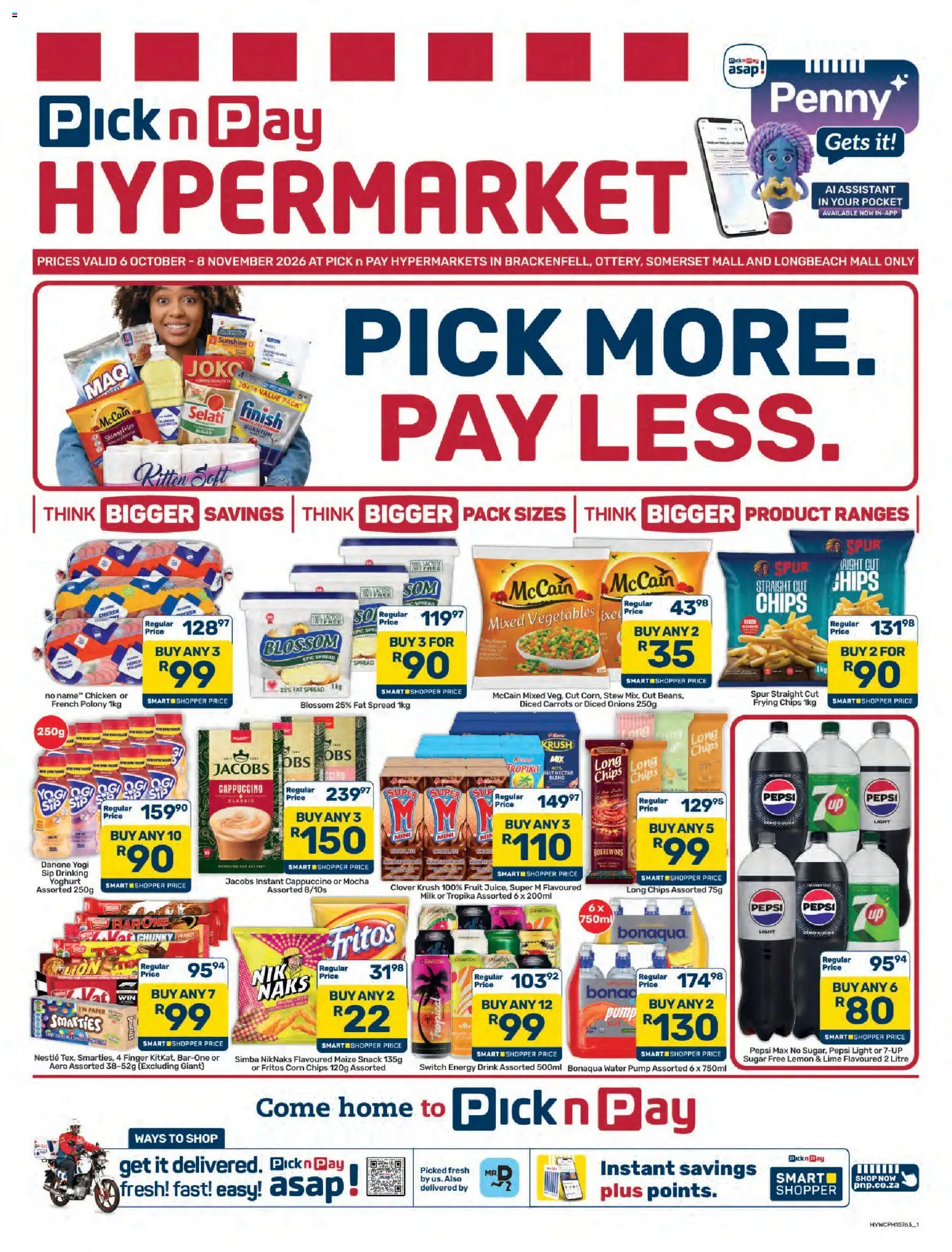 New Pick n Pay catalogue – valid from 06/10/2026 | Page: 1 | Products: Carrots, Vegetables, Lemon, Lime