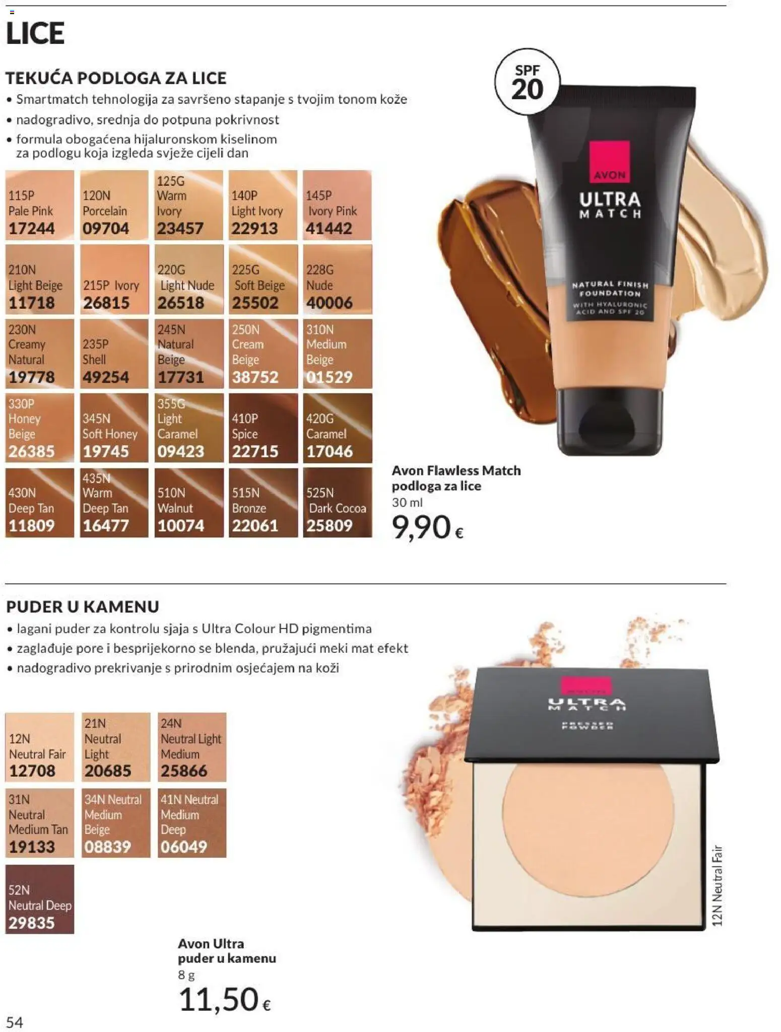 Avon katalog | vrijedi od 30.06.2026 | Stranica: 54 | Proizvodi: Puder, Finish